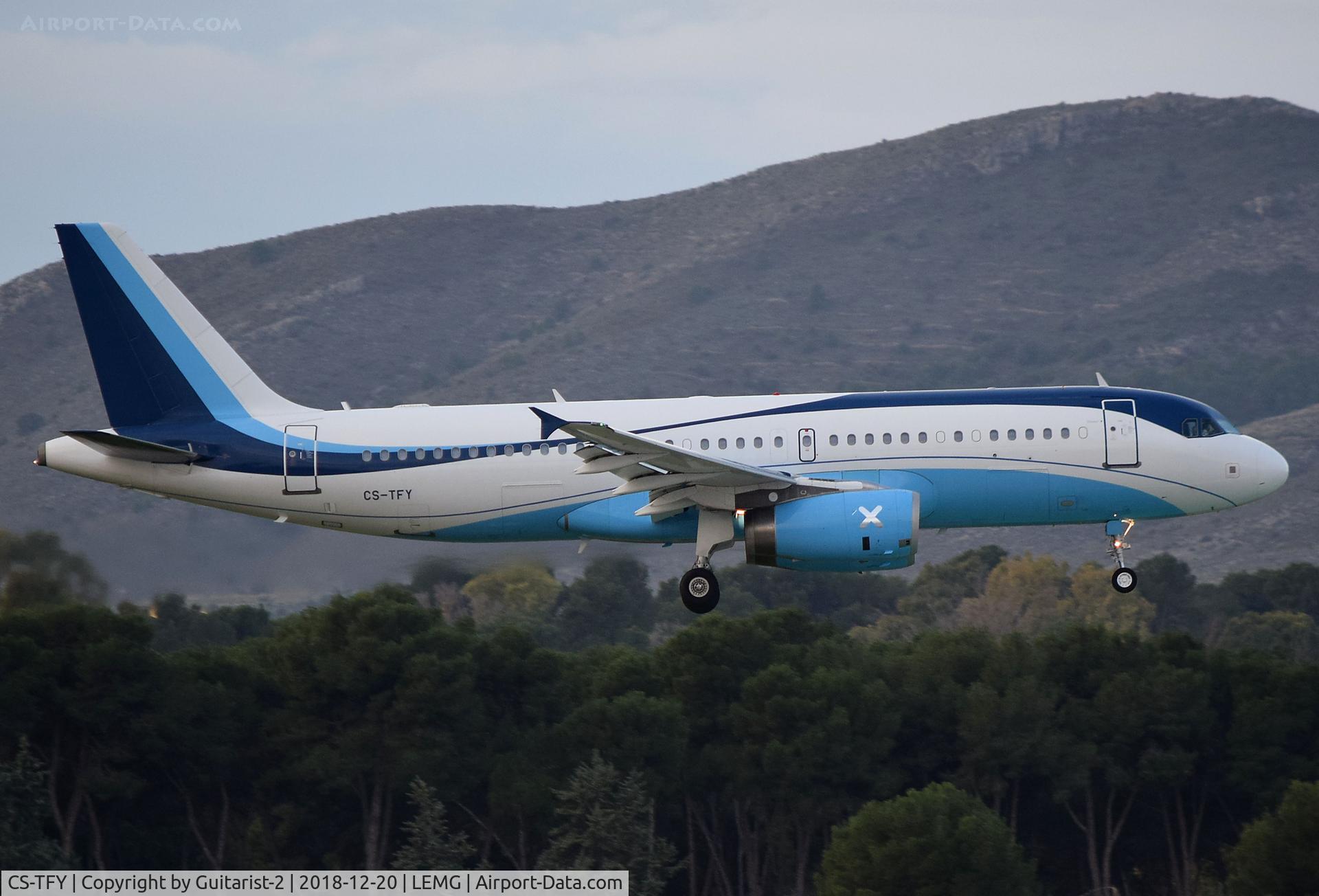 CS-TFY, 2002 Airbus A320-232 C/N 1868, At Malaga