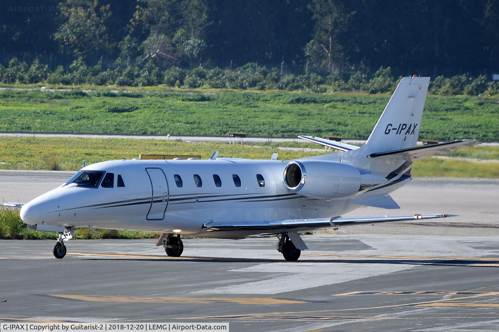 G-IPAX, 2002 Cessna 560XL Citation Excel C/N 560-5228, At Malaga