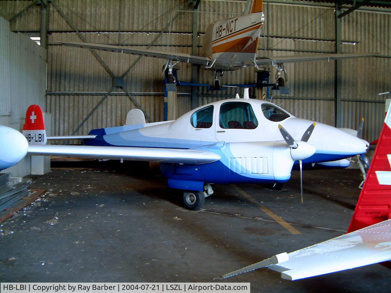 HB-LBI, 1961 Let L-200A Morava C/N 170702, HB-LBI   LET L-200A Morava [170702] Locarno~HB 21/07/2004