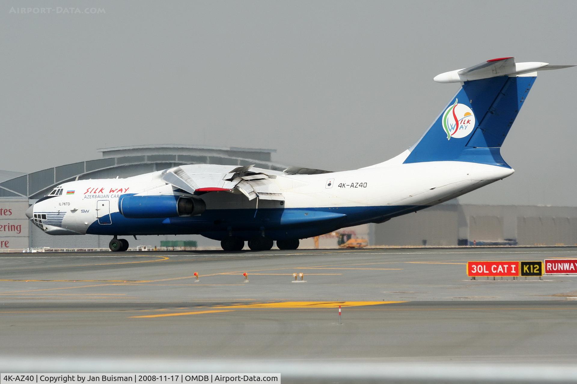 4K-AZ40, Ilyushin IL-76TD C/N 1043419632, Silk Way Cargo