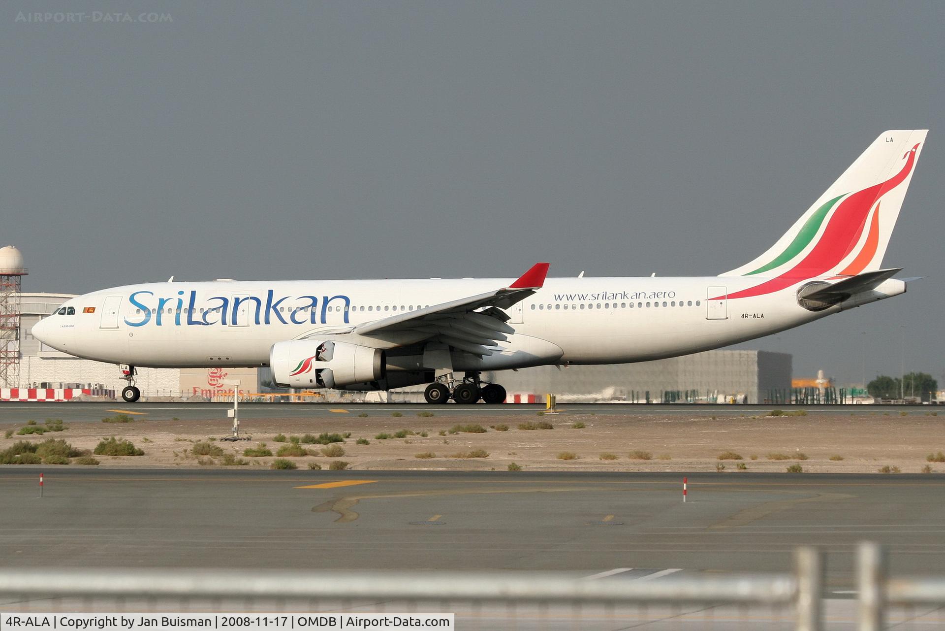 4R-ALA, 1999 Airbus A330-243 C/N 303, Srilankan