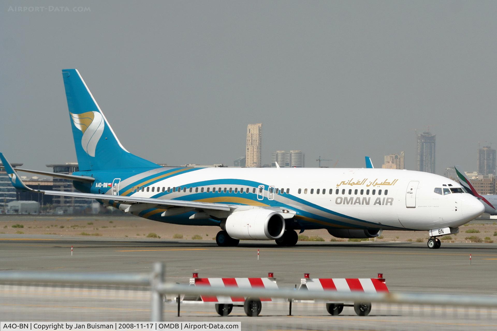 A4O-BN, 2001 Boeing 737-8Q8 C/N 30652, Oman Air