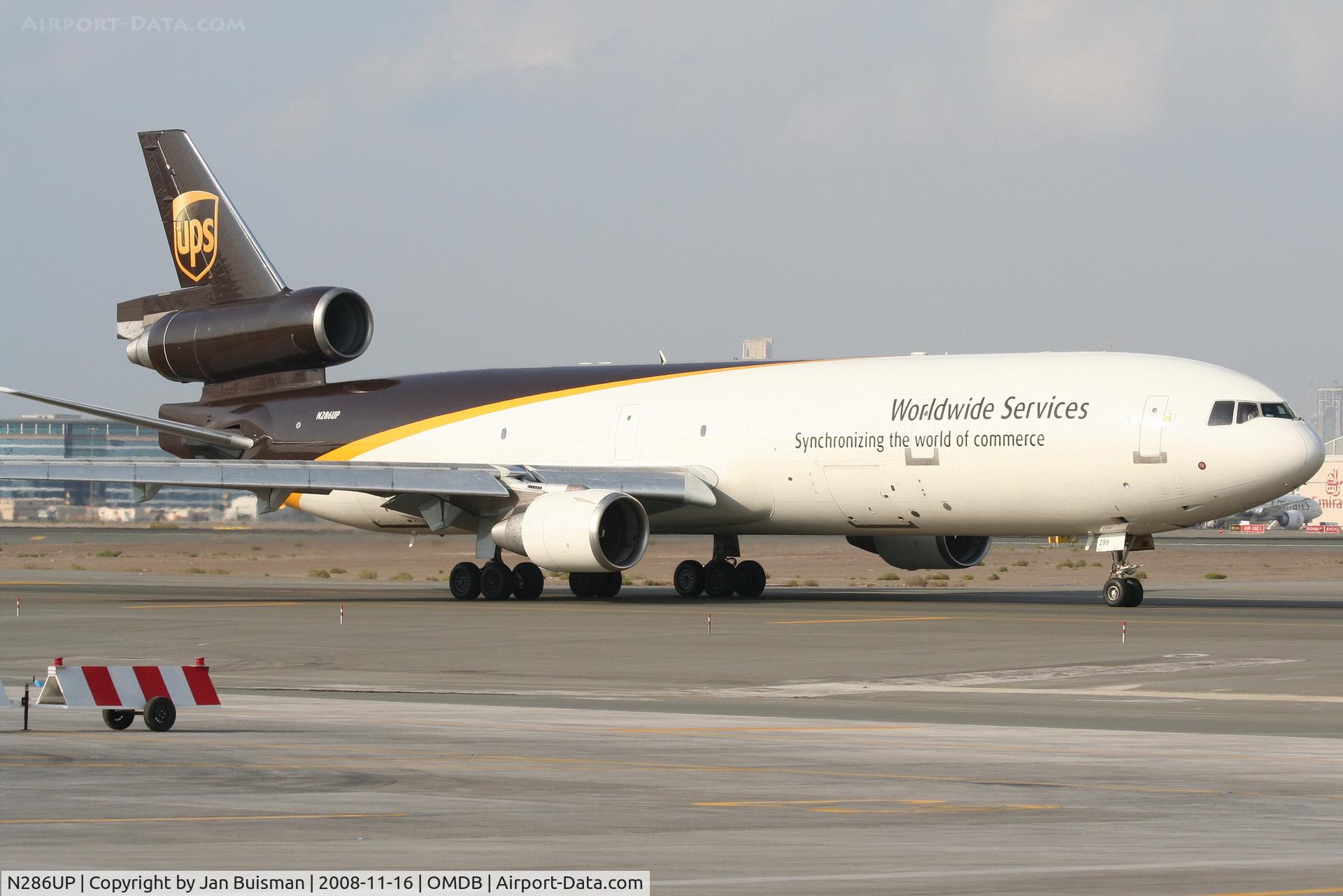 N286UP, 1991 McDonnell Douglas MD-11F C/N 48453, UPS