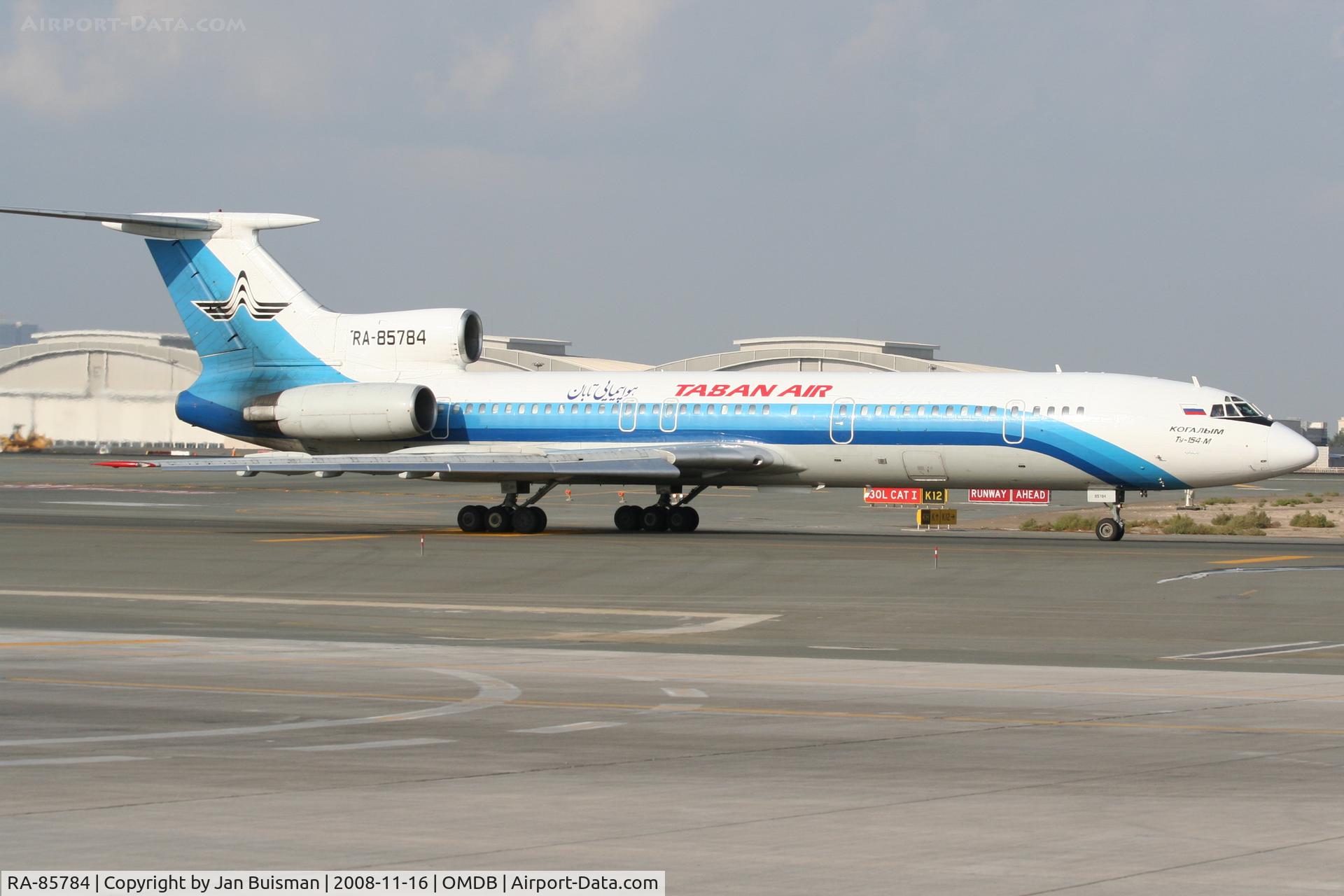 RA-85784, 1993 Tupolev Tu-154M C/N 93A968, Taban Air  stored