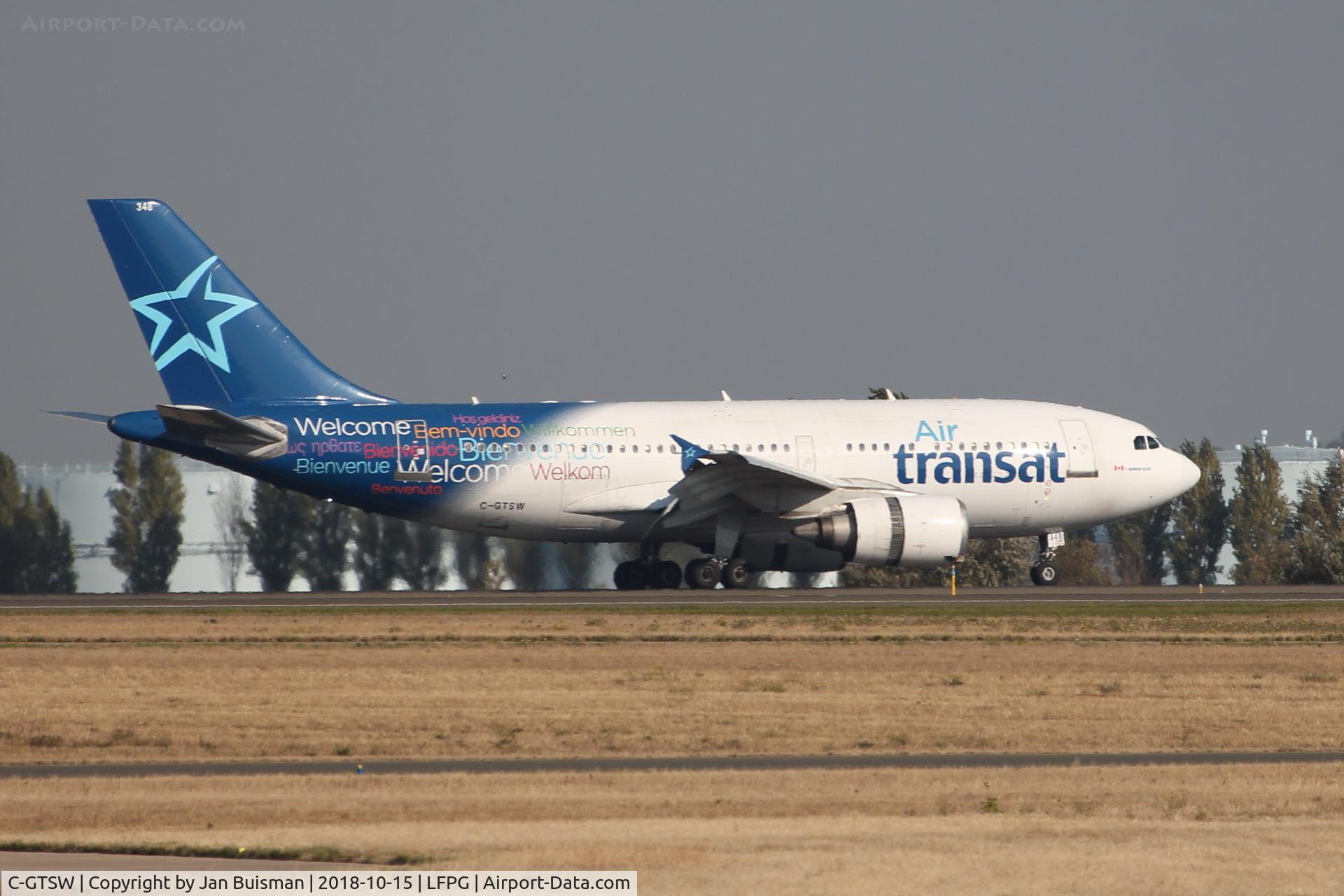 C-GTSW, 1988 Airbus A310-304 C/N 483, Air Transat