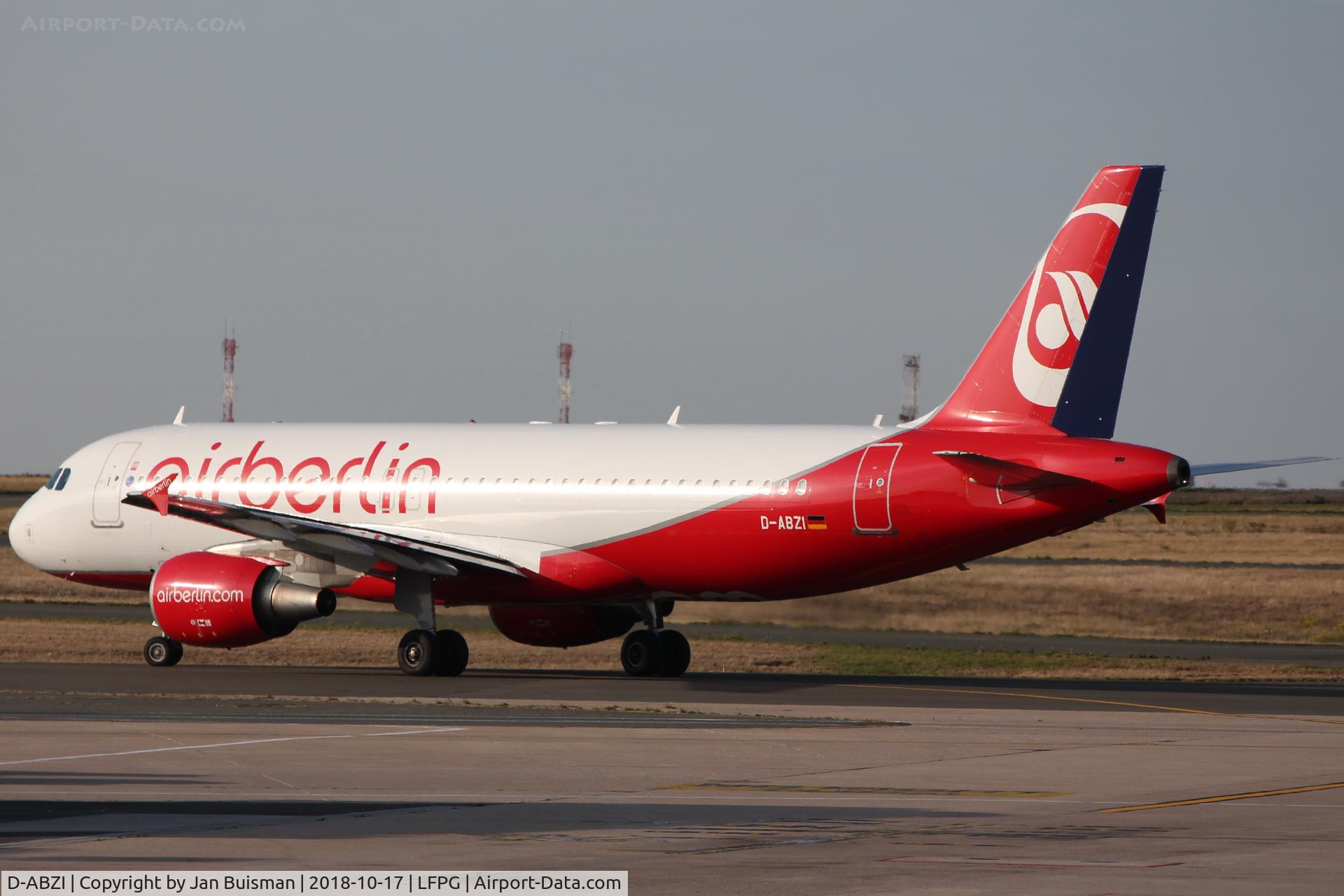 D-ABZI, 2007 Airbus A320-216 C/N 3328, Eurowings (Air Berlin cls)