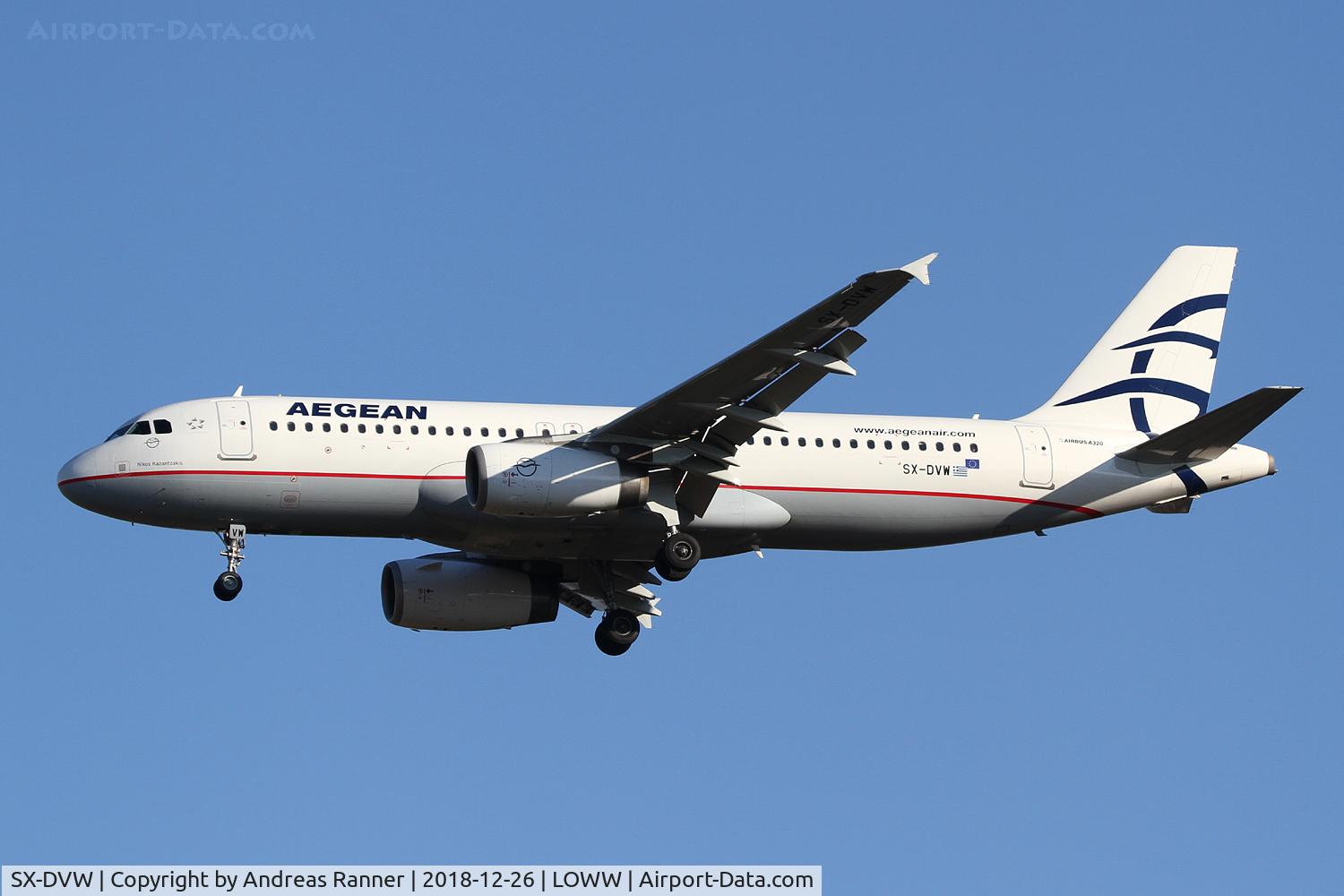 SX-DVW, 2009 Airbus A320-232 C/N 3785, Aegean A320