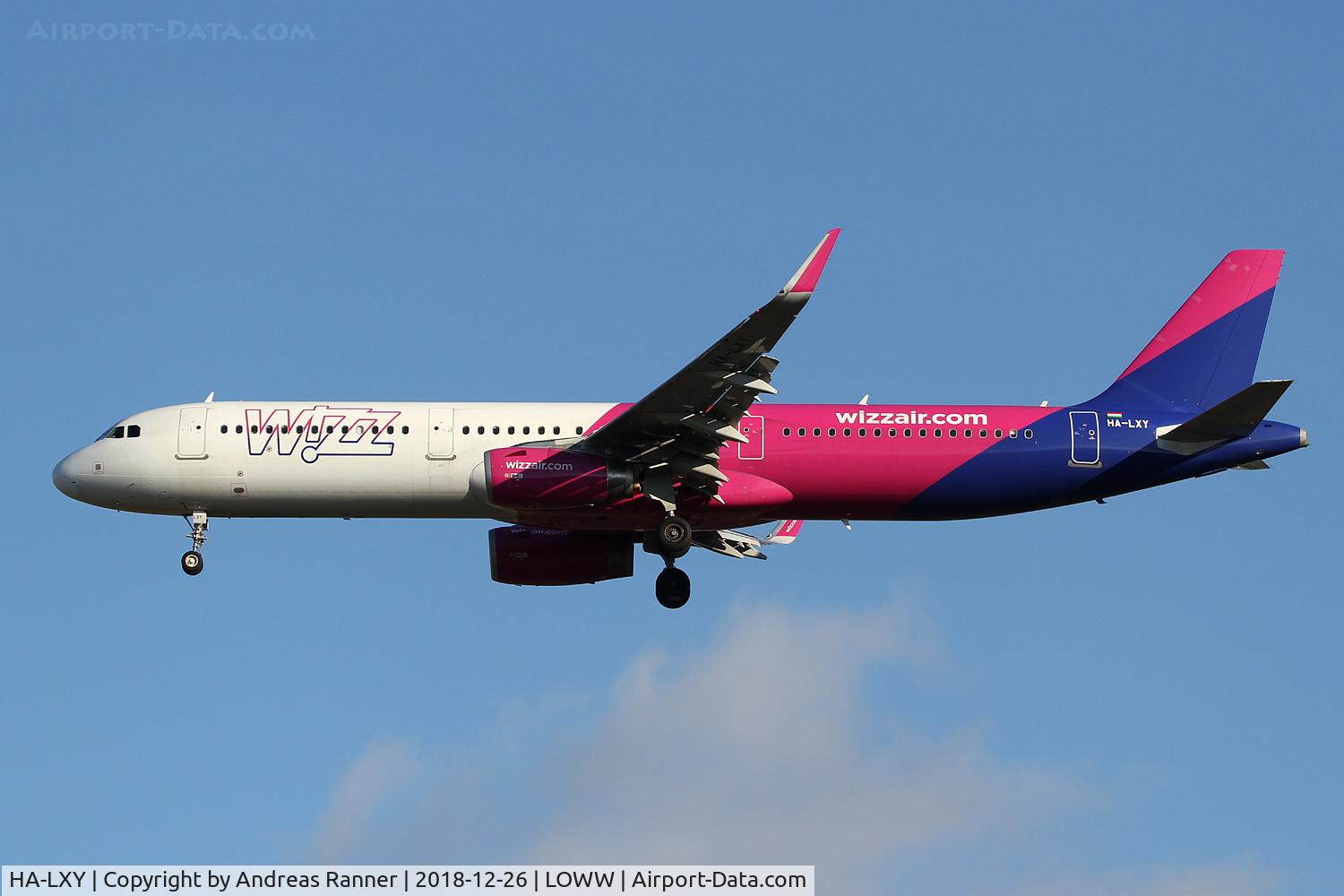 HA-LXY, 2017 Airbus A321-231 C/N 8044, Wizz Air A321