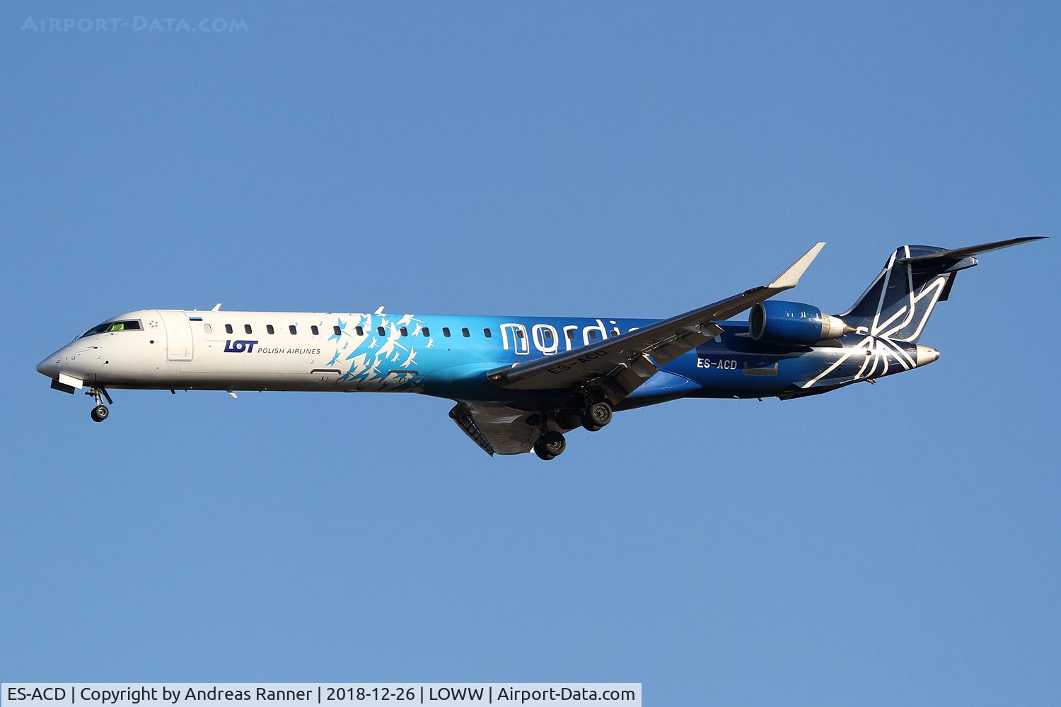 ES-ACD, 2011 Bombardier CRJ-900LR (CL-600-2D24) C/N 15276, Nordica CRJ-900