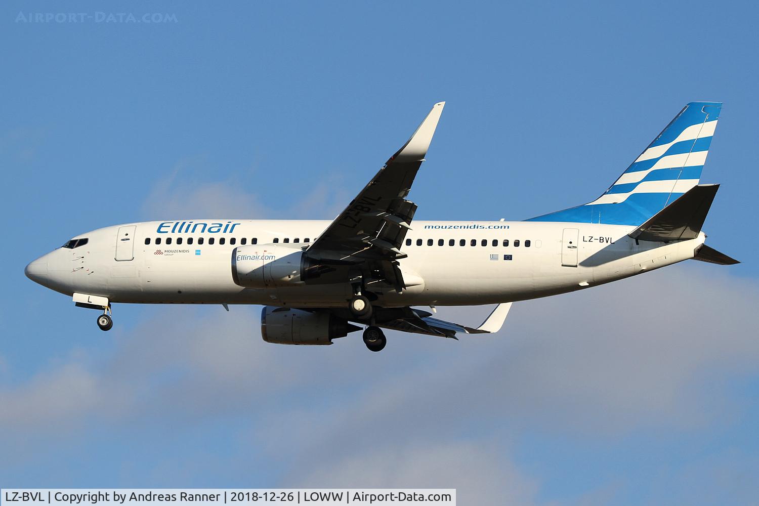 LZ-BVL, 1998 Boeing 737-31S C/N 29264, Ellinair Boeing 737