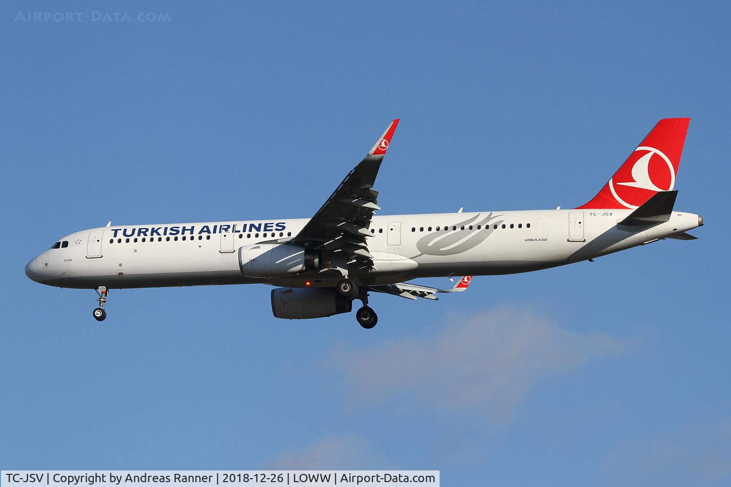 TC-JSV, 2015 Airbus A321-231 C/N 6751, Turkish Airlines A321