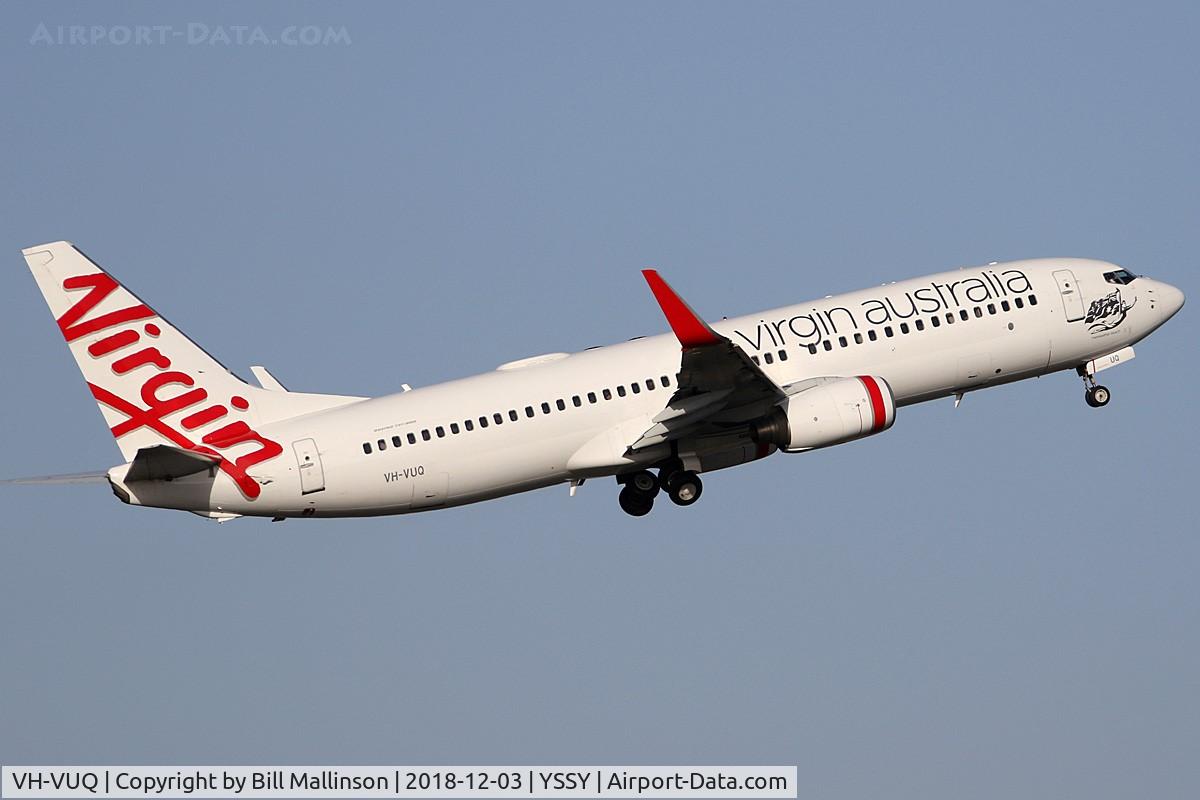 VH-VUQ, 2008 Boeing 737-8FE C/N 36605, GOING.....