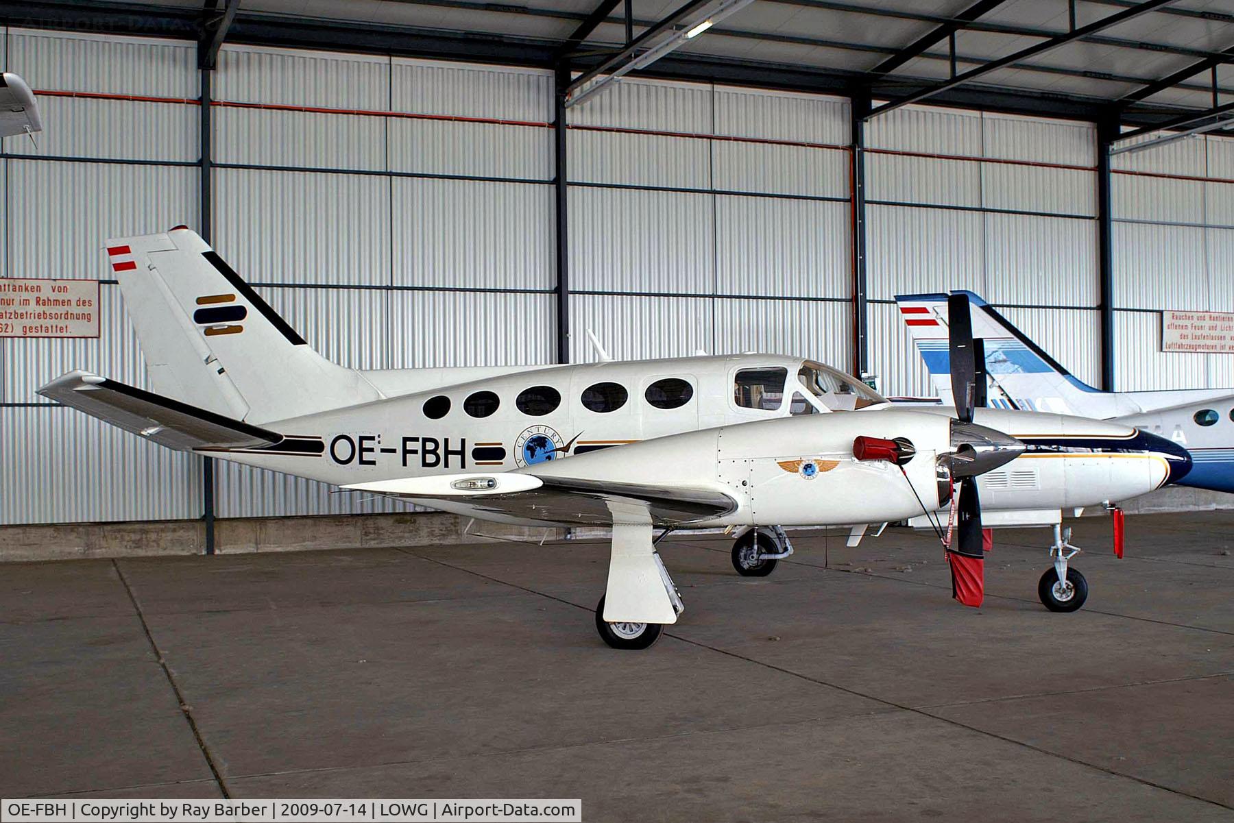OE-FBH, 1981 Cessna 425 C/N 425-0035, OE-FBH   Cessna 425 Conquest I [425-0035] Graz~OE 14/07/2009