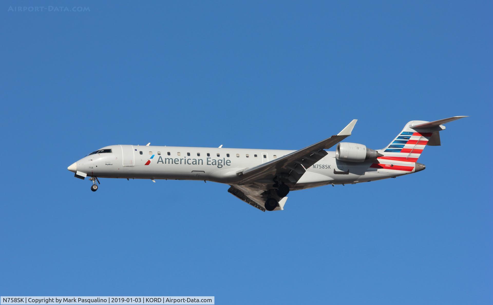 N758SK, 2005 Bombardier CRJ-701ER (CL-600-2C10) Regional Jet C/N 10222, CL-600-2C10