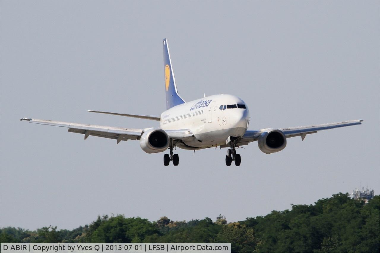D-ABIR, 1991 Boeing 737-530 C/N 24941, Boeing 737-530, On final rwy 15, Bâle-Mulhouse-Fribourg airport (LFSB-BSL)