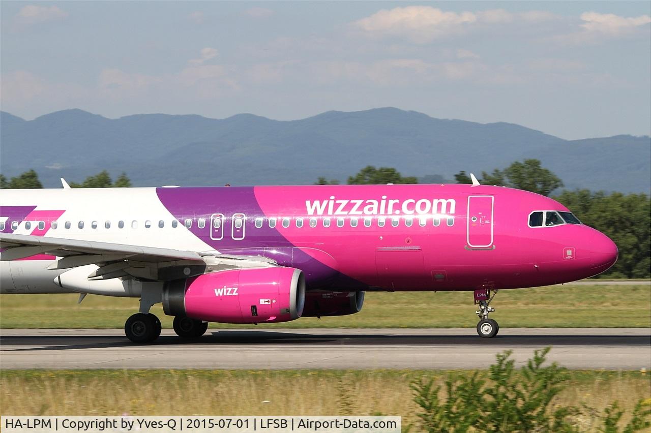 HA-LPM, 2007 Airbus A320-232 C/N 3177, Airbus A320-232, Take off run rwy 15, Bâle-Mulhouse-Fribourg airport (LFSB-BSL)