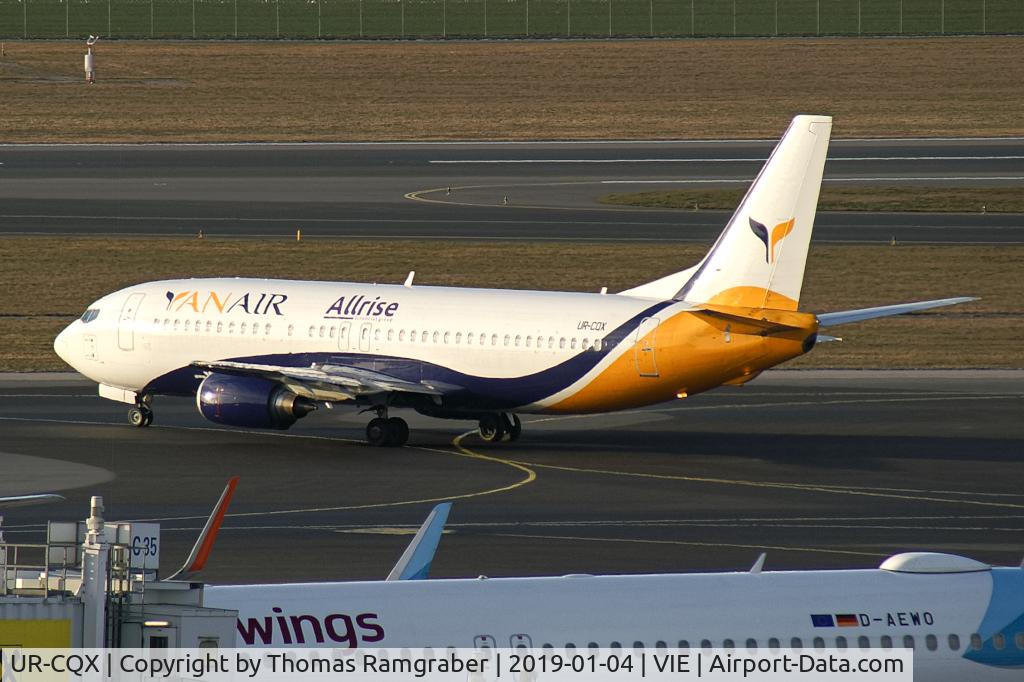 UR-CQX, 1990 Boeing 737-4B7 C/N 24558, Yan Air Boeing 737-400