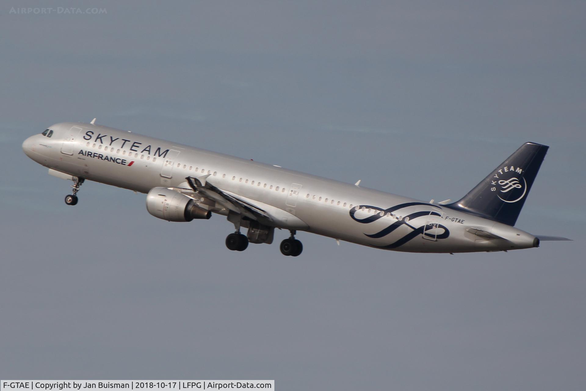 F-GTAE, 1998 Airbus A321-211 C/N 0796, Air France - Skyteam