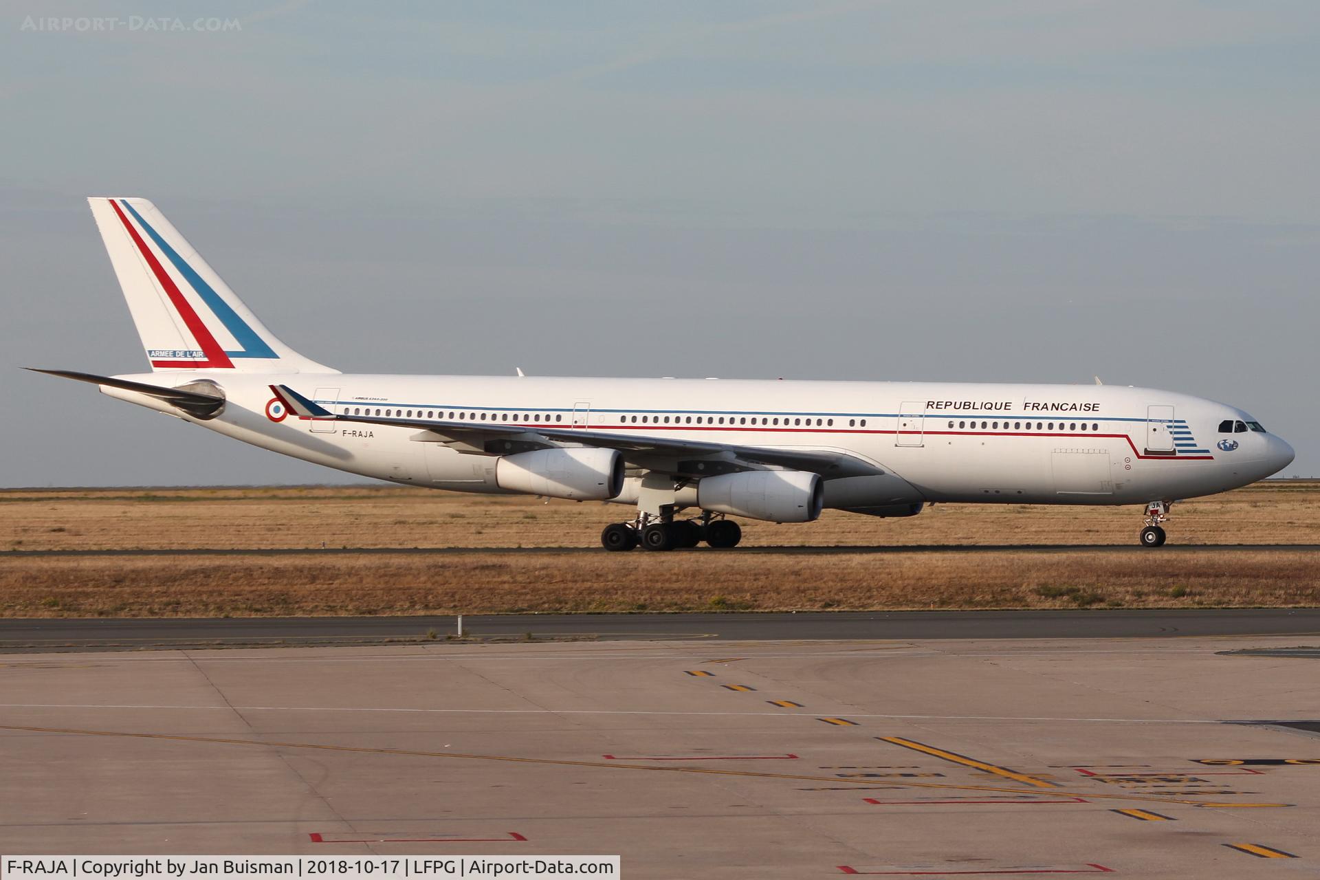 F-RAJA, 1995 Airbus A340-212 C/N 075, French Government