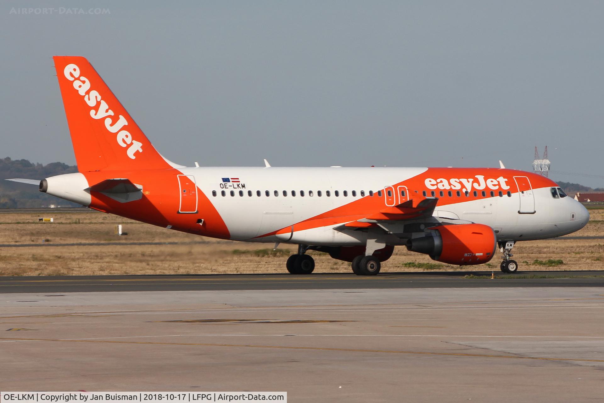 OE-LKM, Airbus 319-111 C/N 3675, easyJet Europe