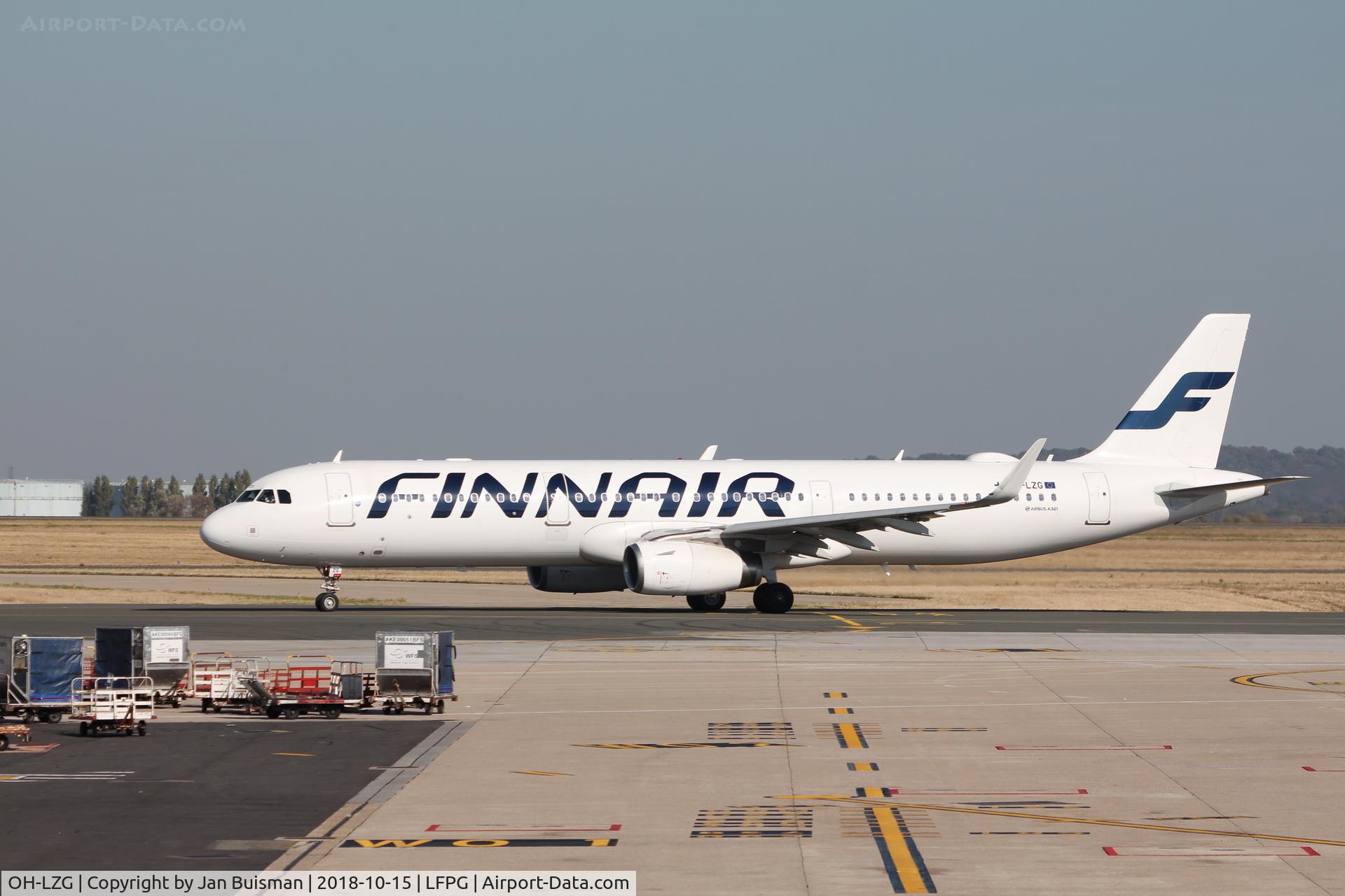 OH-LZG, 2013 Airbus A321-231 C/N 5758, Finnair