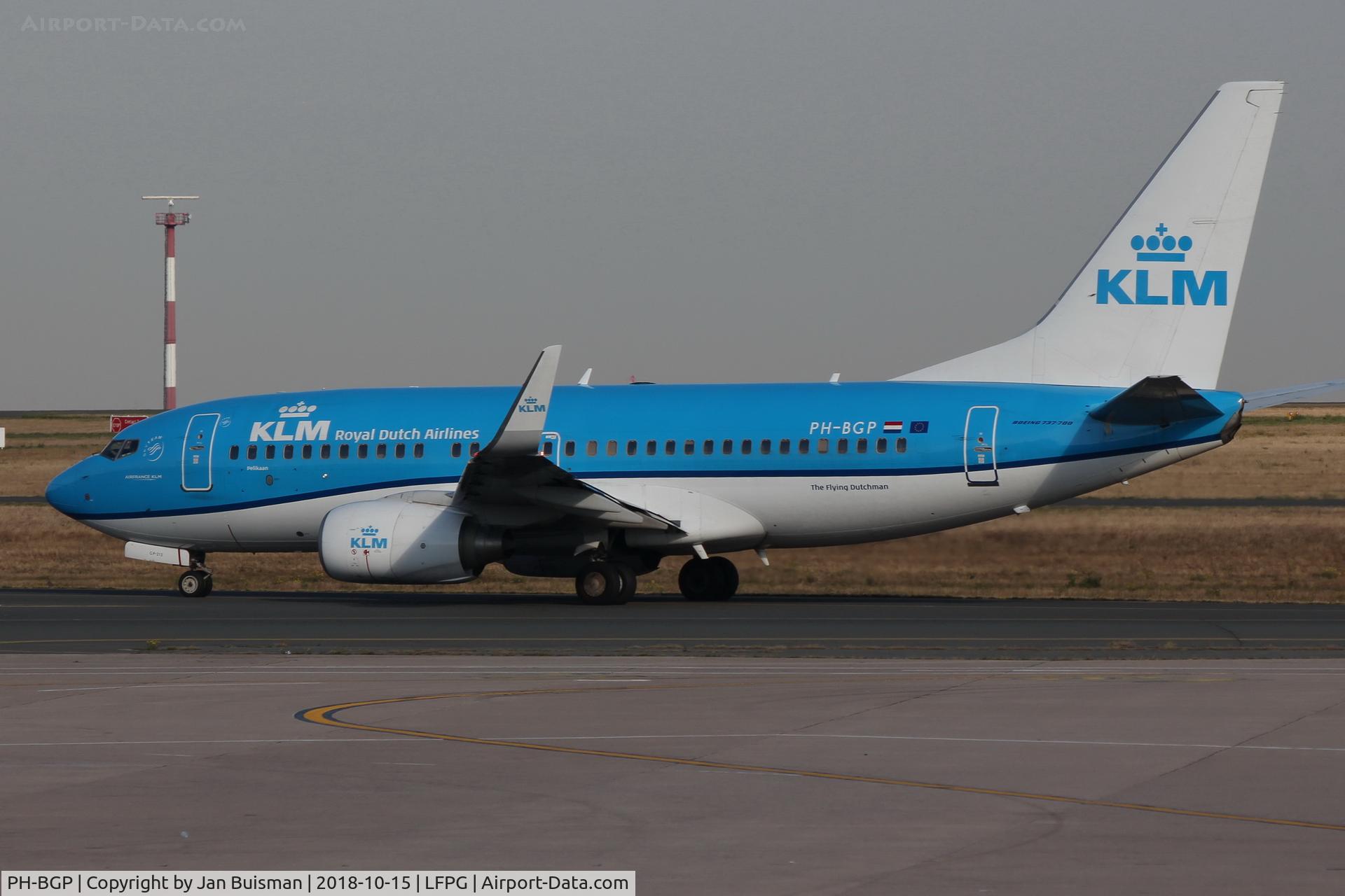 PH-BGP, 2011 Boeing 737-7K2 C/N 38127, KLM