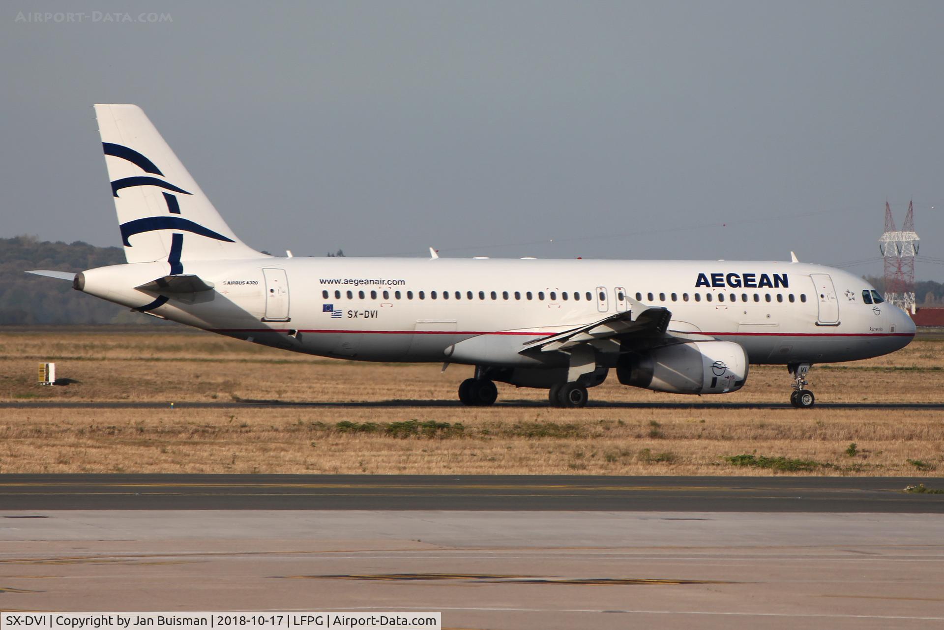 SX-DVI, 2007 Airbus A320-232 C/N 3074, Aegean Airlines