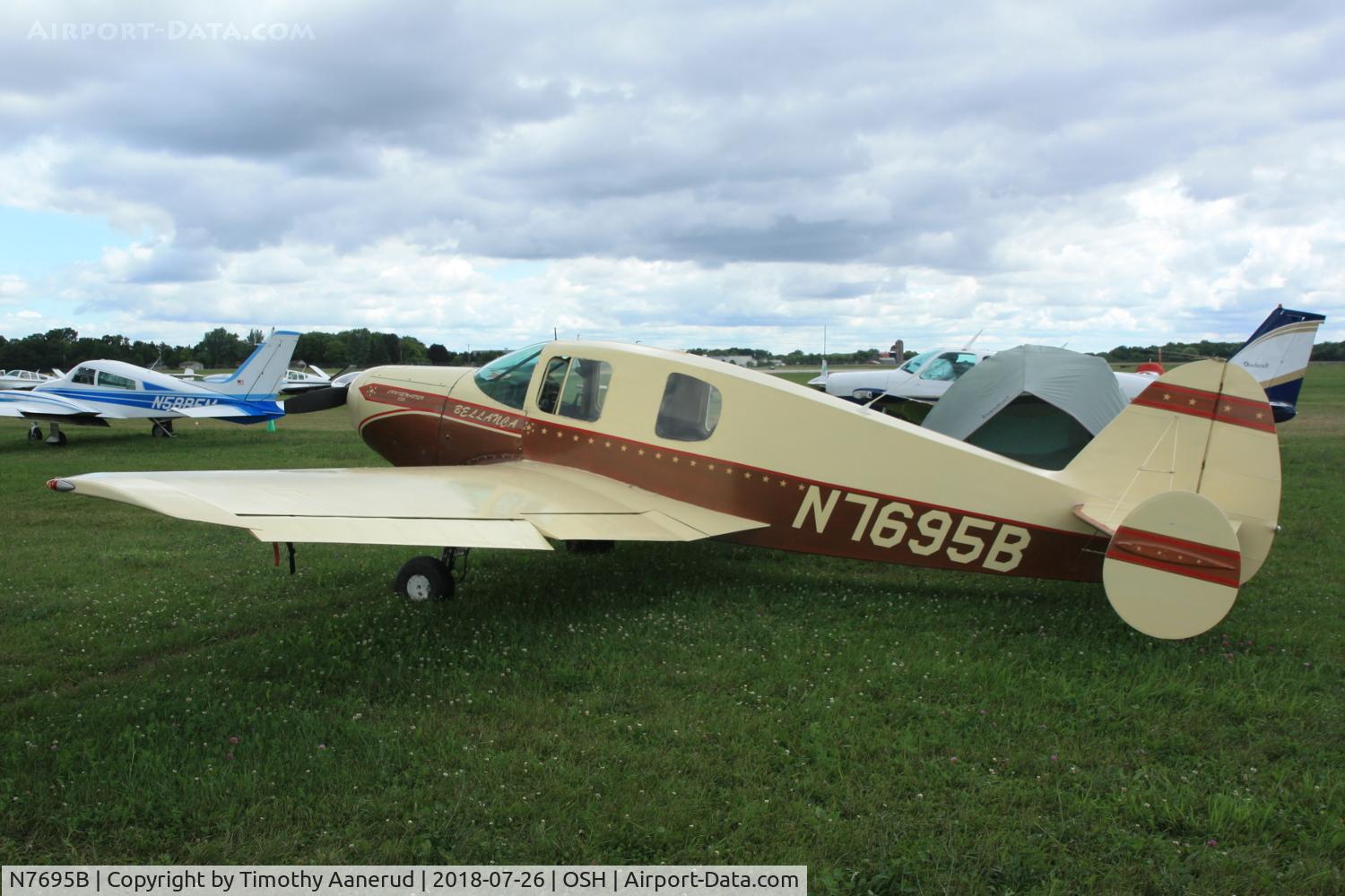 N7695B, 1958 Bellanca 14-19-2 Cruisair Senior C/N 4046, 1958 Bellanca 14-19-2, c/n: 4046