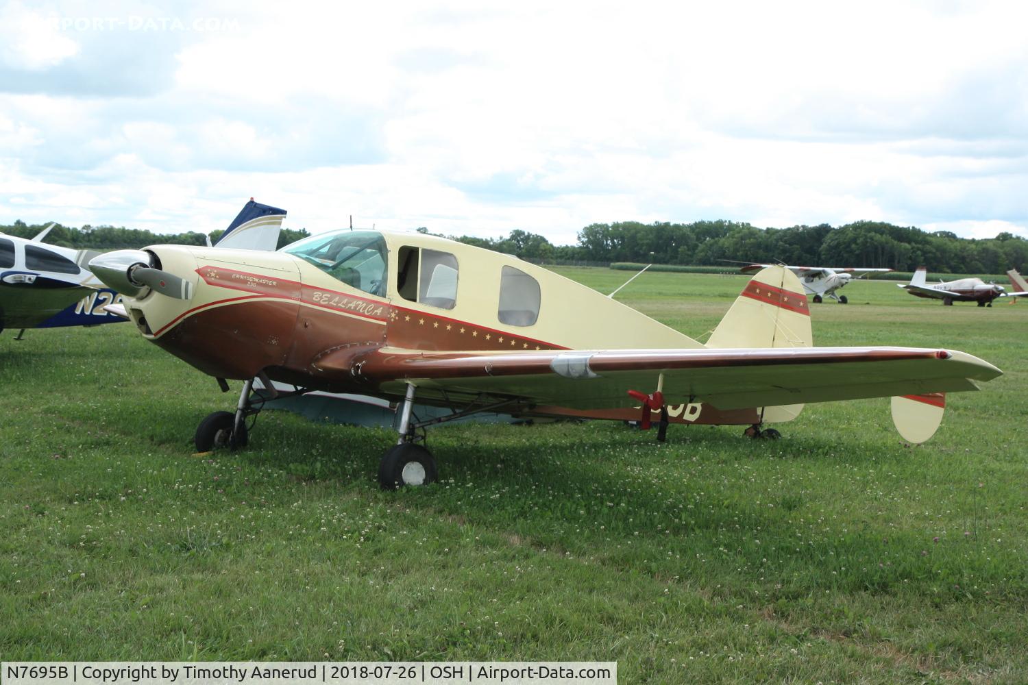 N7695B, 1958 Bellanca 14-19-2 Cruisair Senior C/N 4046, 1958 Bellanca 14-19-2, c/n: 4046