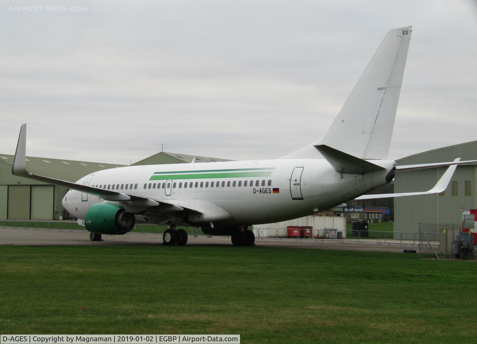 D-AGES, 1998 Boeing 737-75B C/N 28108, at kemble - aircraft graveyard