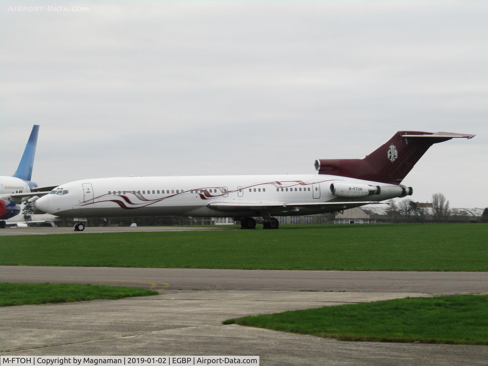 M-FTOH, 1980 Boeing 727-269 C/N 22359, at Kemble