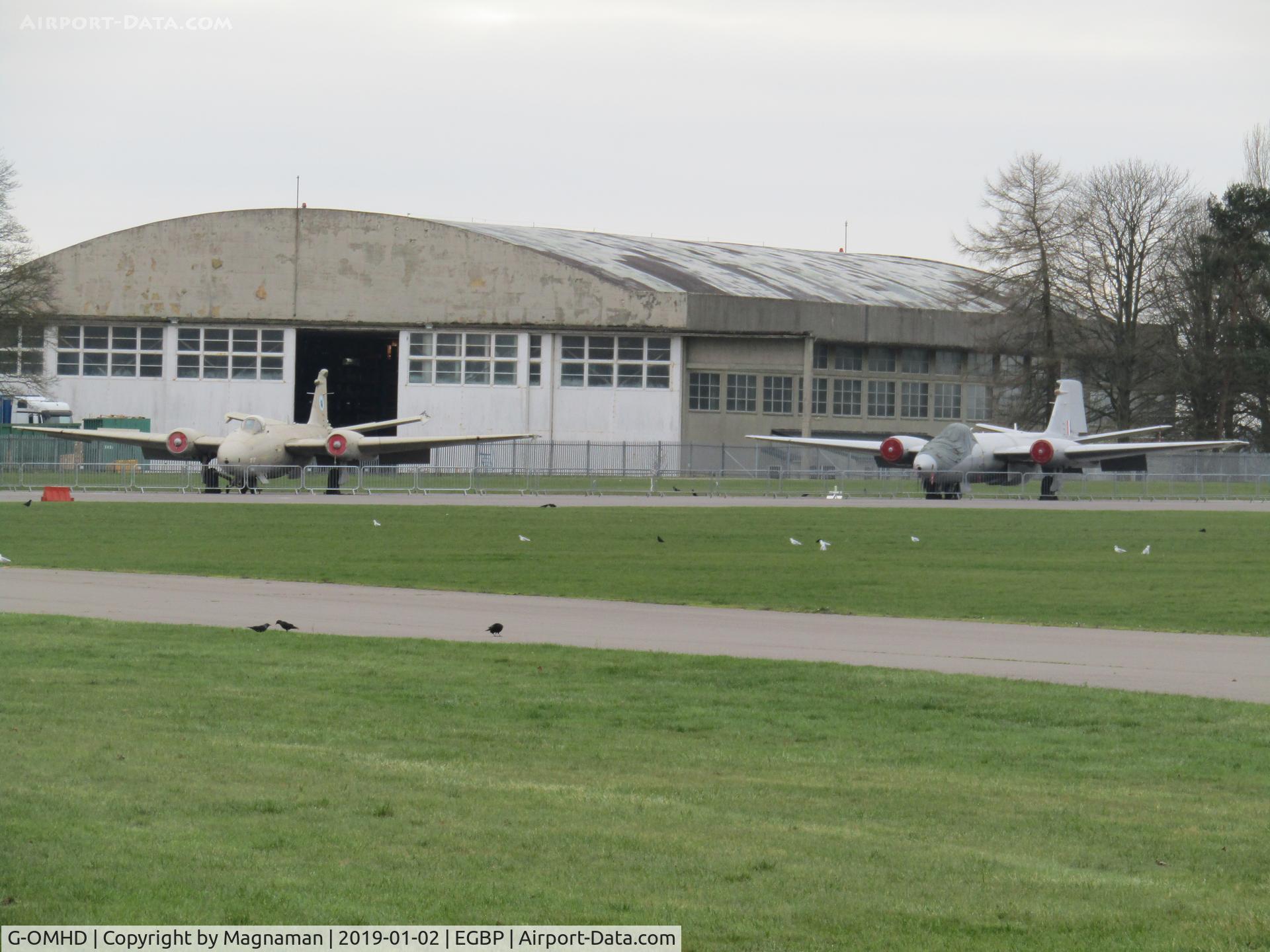 G-OMHD, 1959 English Electric Canberra PR.9 C/N SH1724, ALONG WITH XH135 A KEMBLE