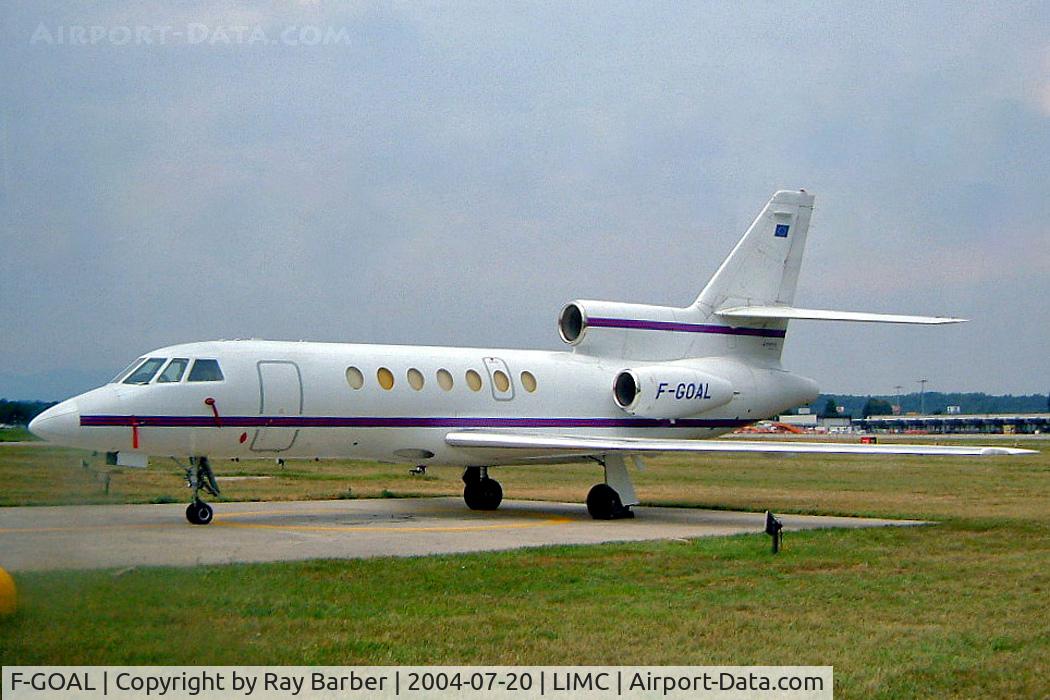F-GOAL, 1983 Dassault Falcon 50 C/N 131, F-GOAL   Dassault Falcon 50 [131] Milan-Malpensa~I 20/07/2004