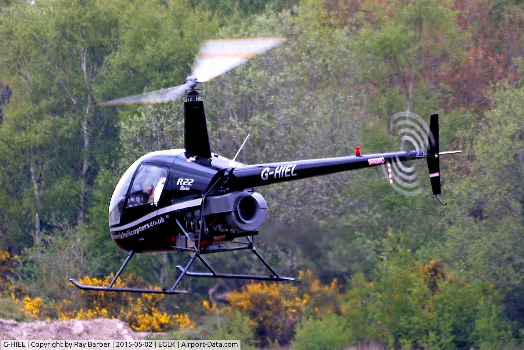 G-HIEL, 1989 Robinson R22 Beta C/N 1120, G-HIEL   Robinson R-22 Beta [1120] (Phoenix Helicopters Ltd) Blackbushe~G 02/05/2015