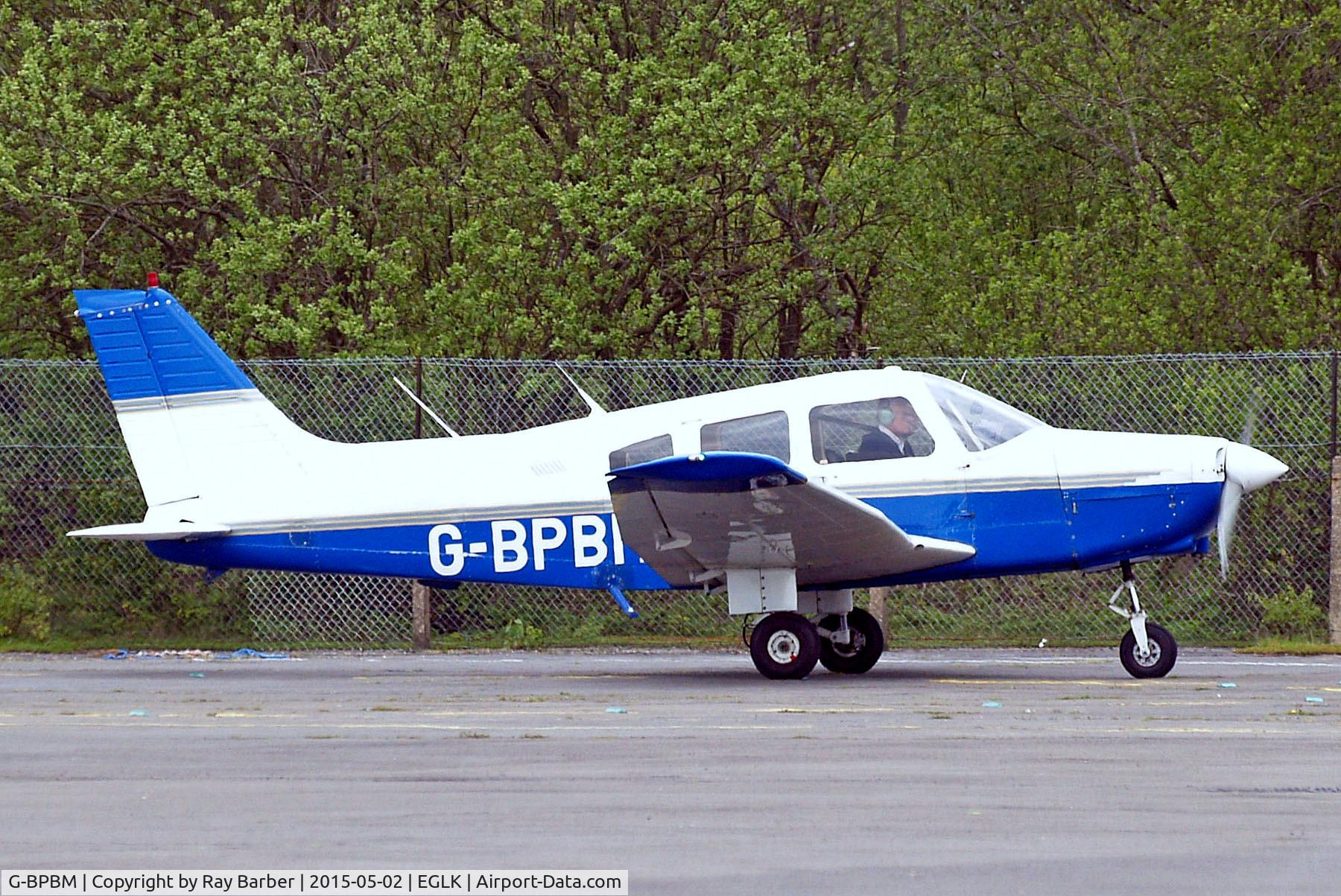 G-BPBM, 1979 Piper PA-28-161 Cherokee Warrior II C/N 28-7916272, G-BPBM   Piper PA-28-161 Warrior II [28-7916272] Blackbushe~G 02/05/2015