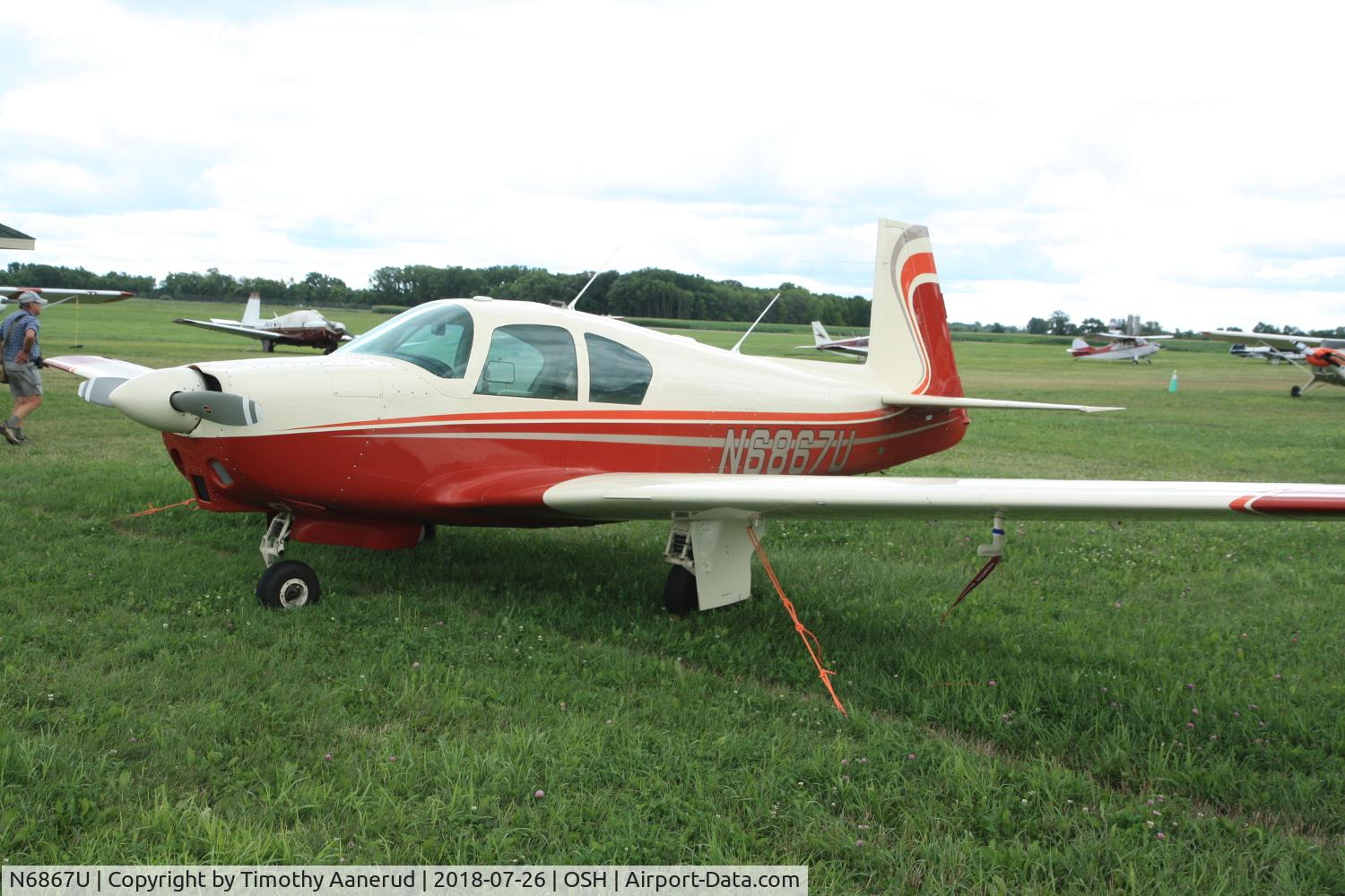 N6867U, 1963 Mooney M20C Ranger C/N 2571, 1963 Mooney M20C, c/n: 2571