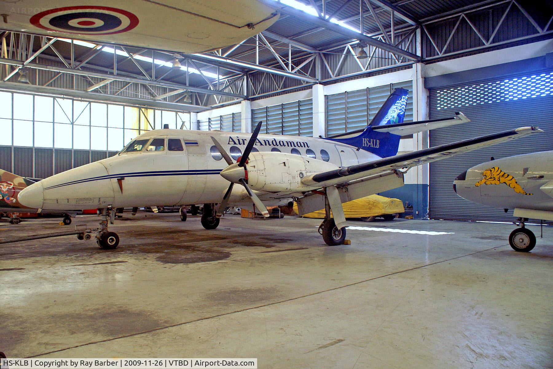 HS-KLB, 1984 British Aerospace BAe-3107 Jetstream 31 C/N 629, HS-KLB   BAe Jetstream 3107 [629] (Air Andaman) Bangkok Don Muang Int'l Airport~HS 26/11/2009
