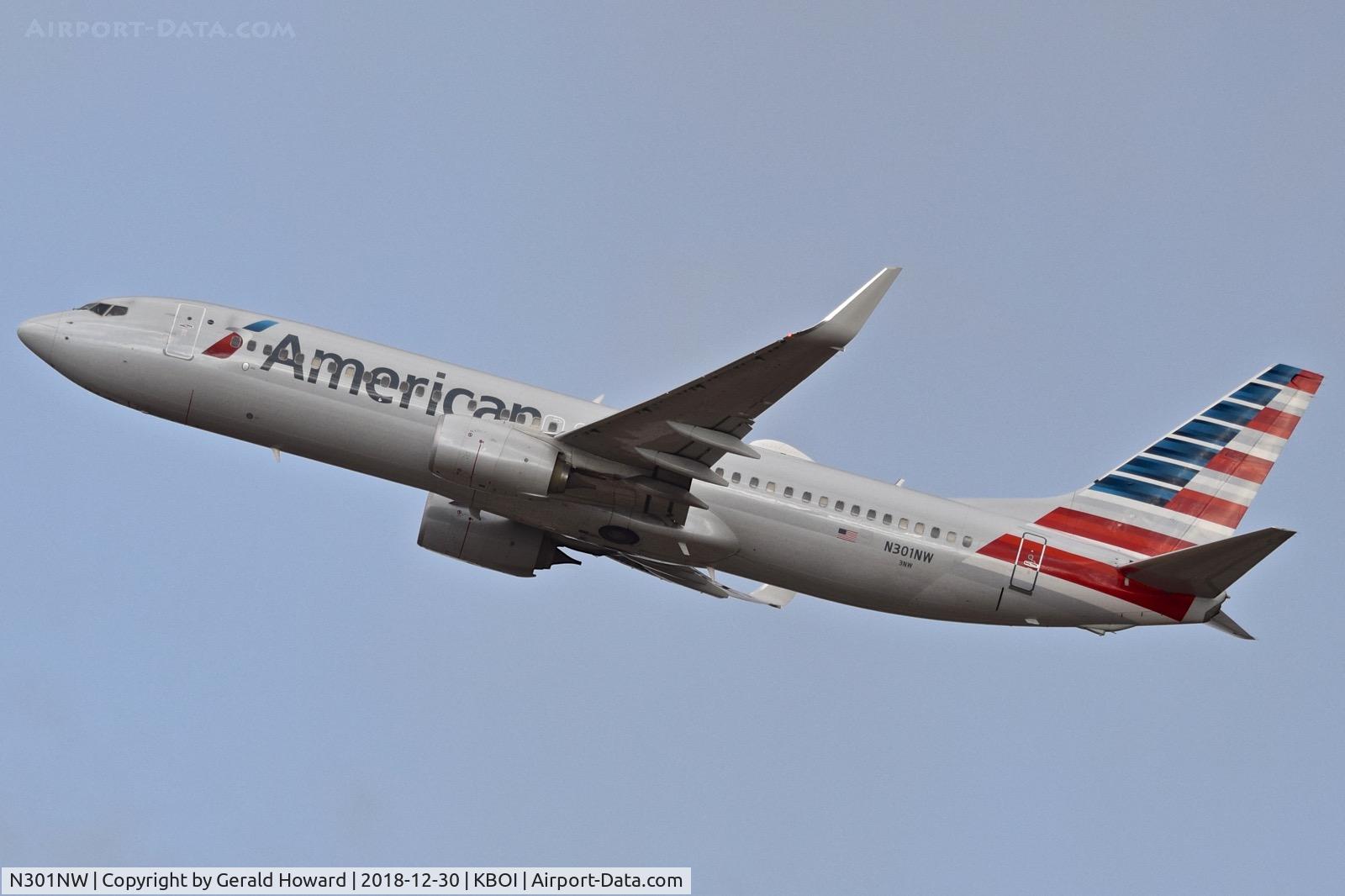 N301NW, 2016 Boeing 737-823 C/N 33342, Climb out from RWY 28R.