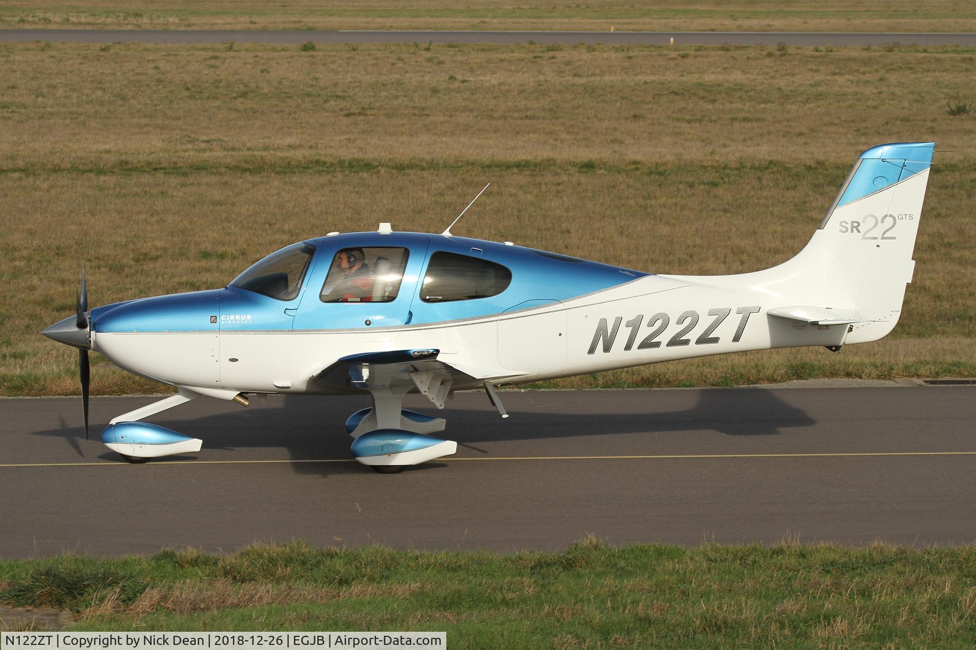 N122ZT, 2012 Cirrus SR-22 GTS X Carbon C/N 3828, GCI/EGJB