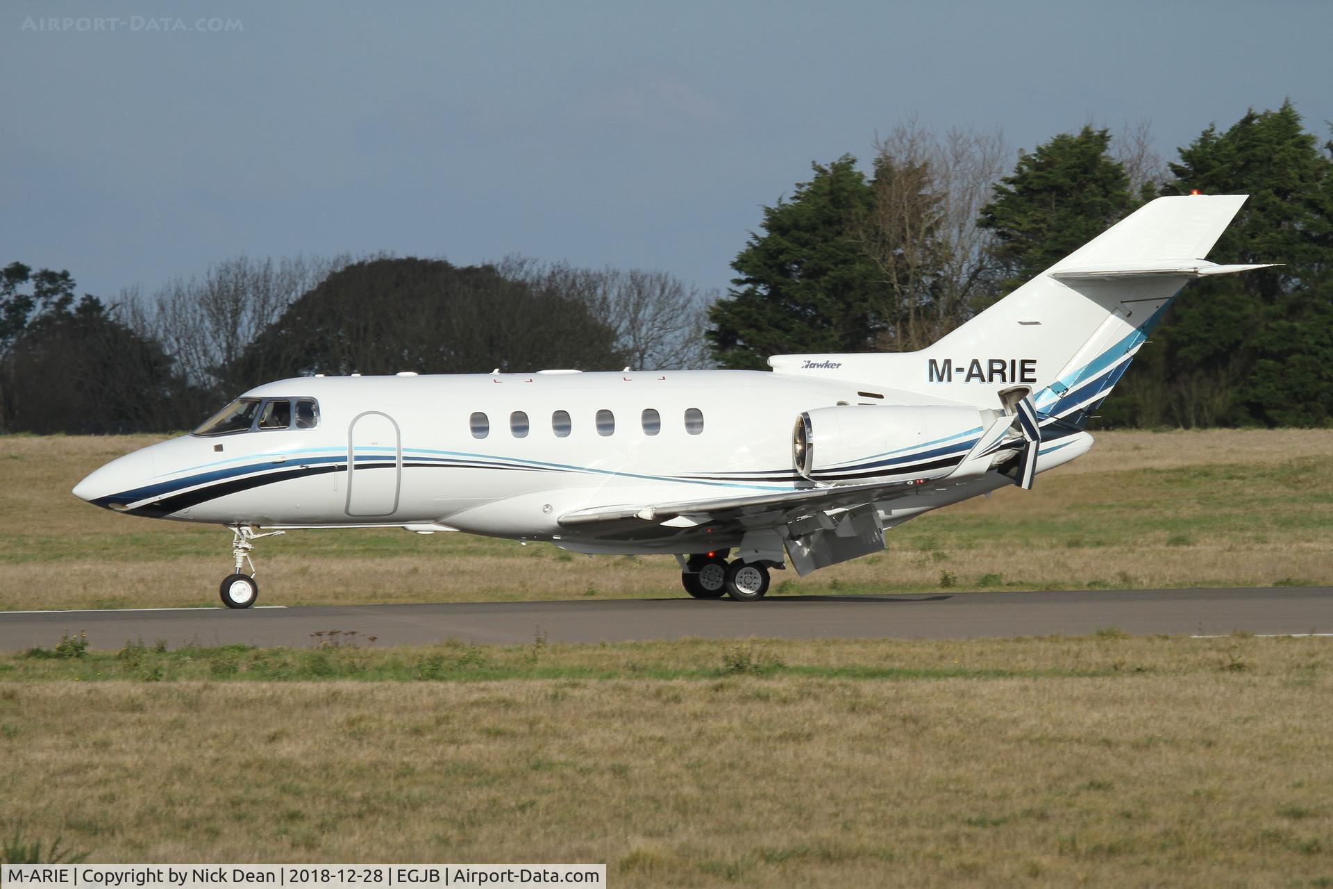 M-ARIE, 2002 Raytheon Hawker 800XP C/N 258600, GCI-EGJB