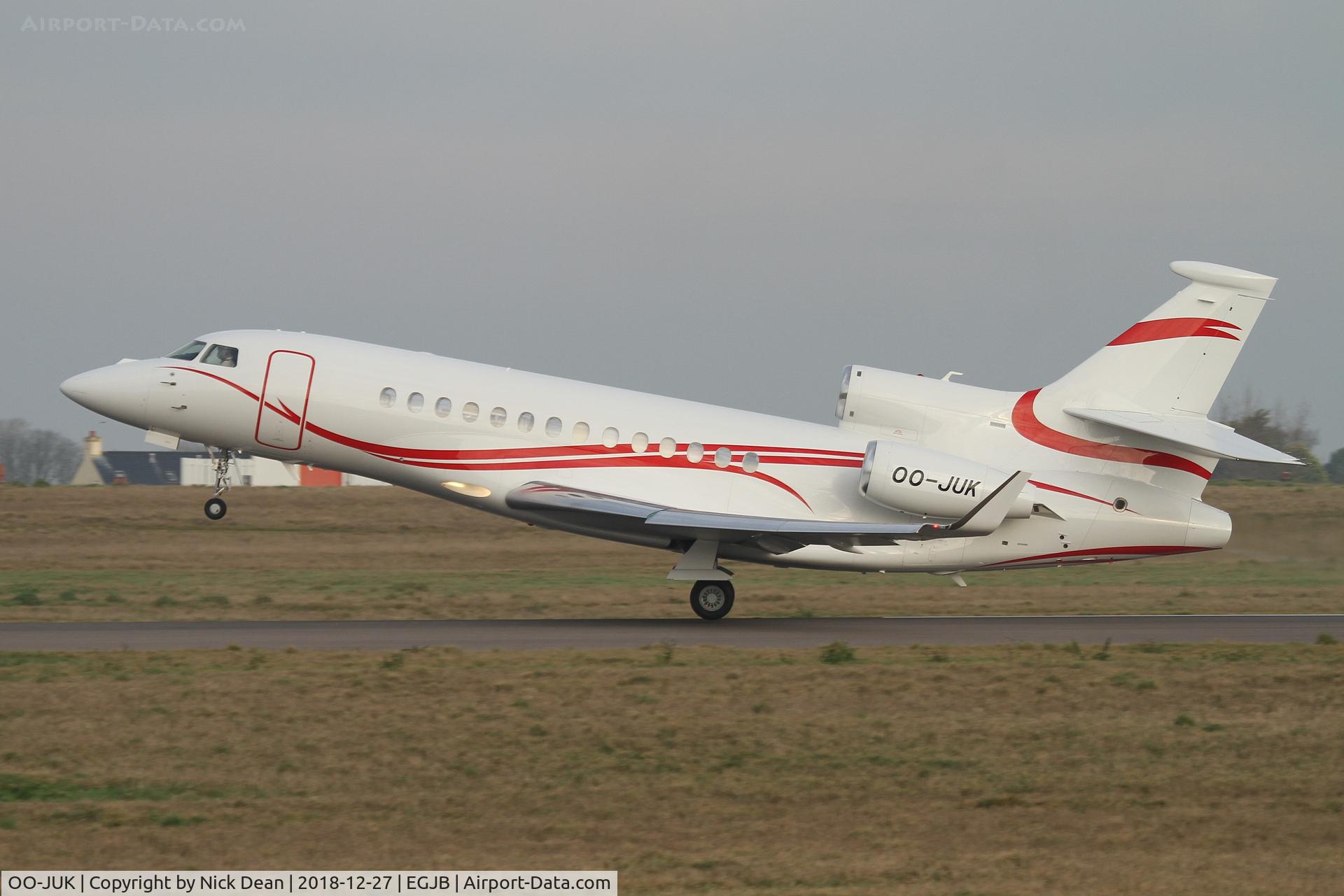 OO-JUK, 2016 Dassault Falcon 7X C/N 273, GCI/EGJB