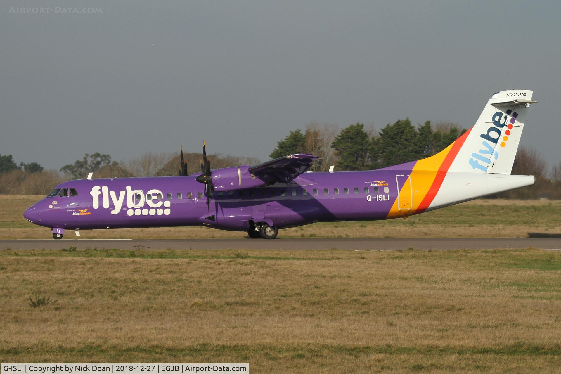 G-ISLI, 1997 ATR 72-212A C/N 529, GCI-EGJB