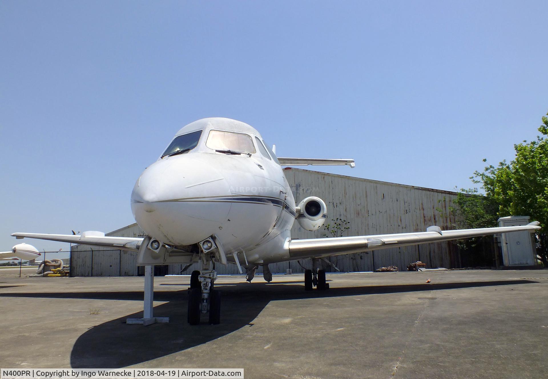 N400PR, 1969 Hawker Siddeley DH.125-400A C/N NA732, Hawker Siddeley HS.125-400A at the 1940 Air Terminal Museum, William P. Hobby Airport, Houston TX