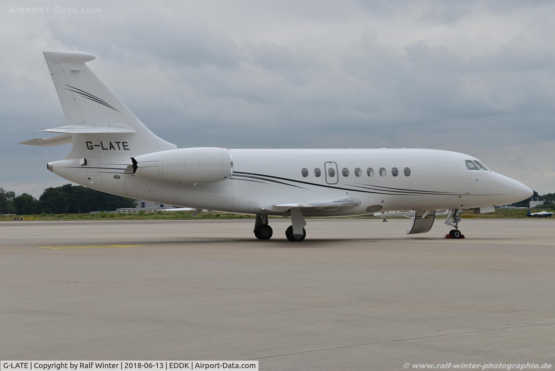 G-LATE, 2006 Dassault Falcon 2000EX C/N 88, Dassault Falcon 2000EX EASy - HGR Hangar 8 Management - 88 - G-LATE - 13.06.2018 - CGN