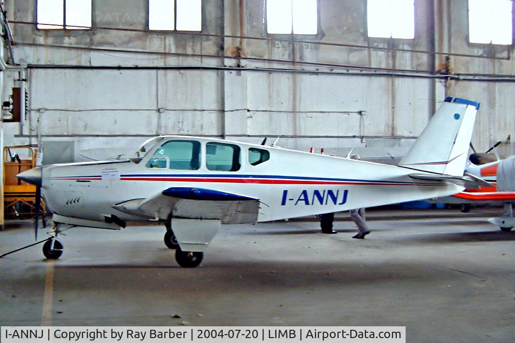 I-ANNJ, Beech 35-33 Debonair C/N CD-62, I-ANNJ   Beech 33 Debonair [CD-62] Milan-Bresso~I 20/07/2004