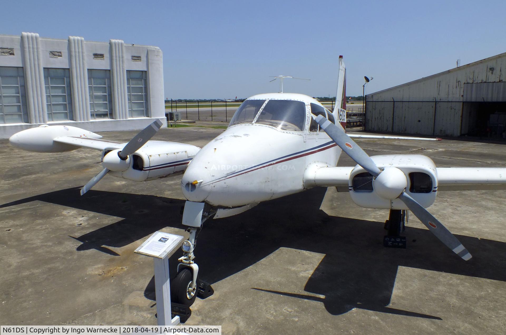 N61DS, 1956 Cessna 310 C/N 35317, Cessna 310 at the 1940 Air Terminal Museum, William P. Hobby Airport, Houston TX