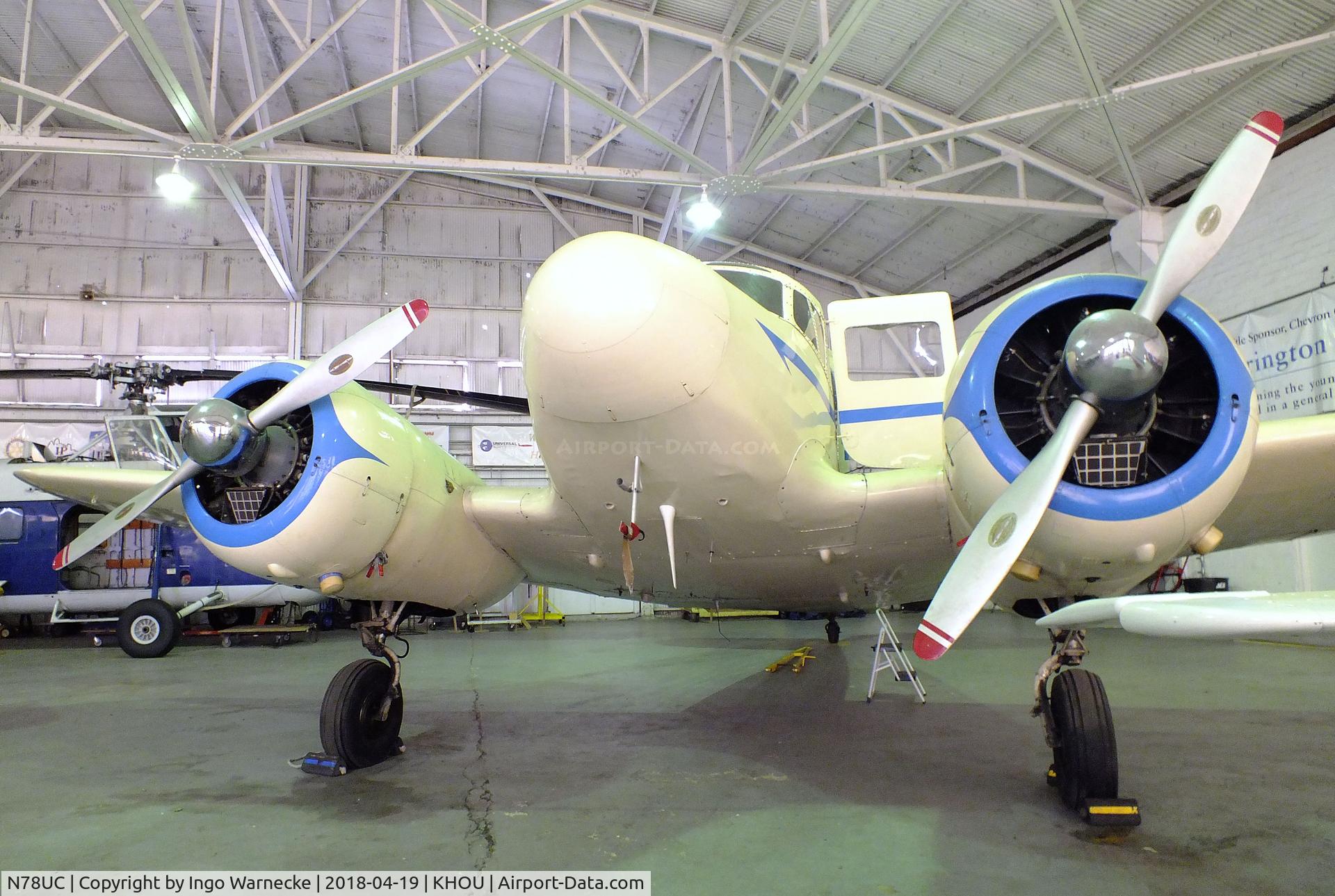 N78UC, Cessna UC-78B (T-50) Bobcat C/N 6185, Cessna UC-78B (T-50) Bobcat at the 1940 Air Terminal Museum, William P. Hobby Airport, Houston TX