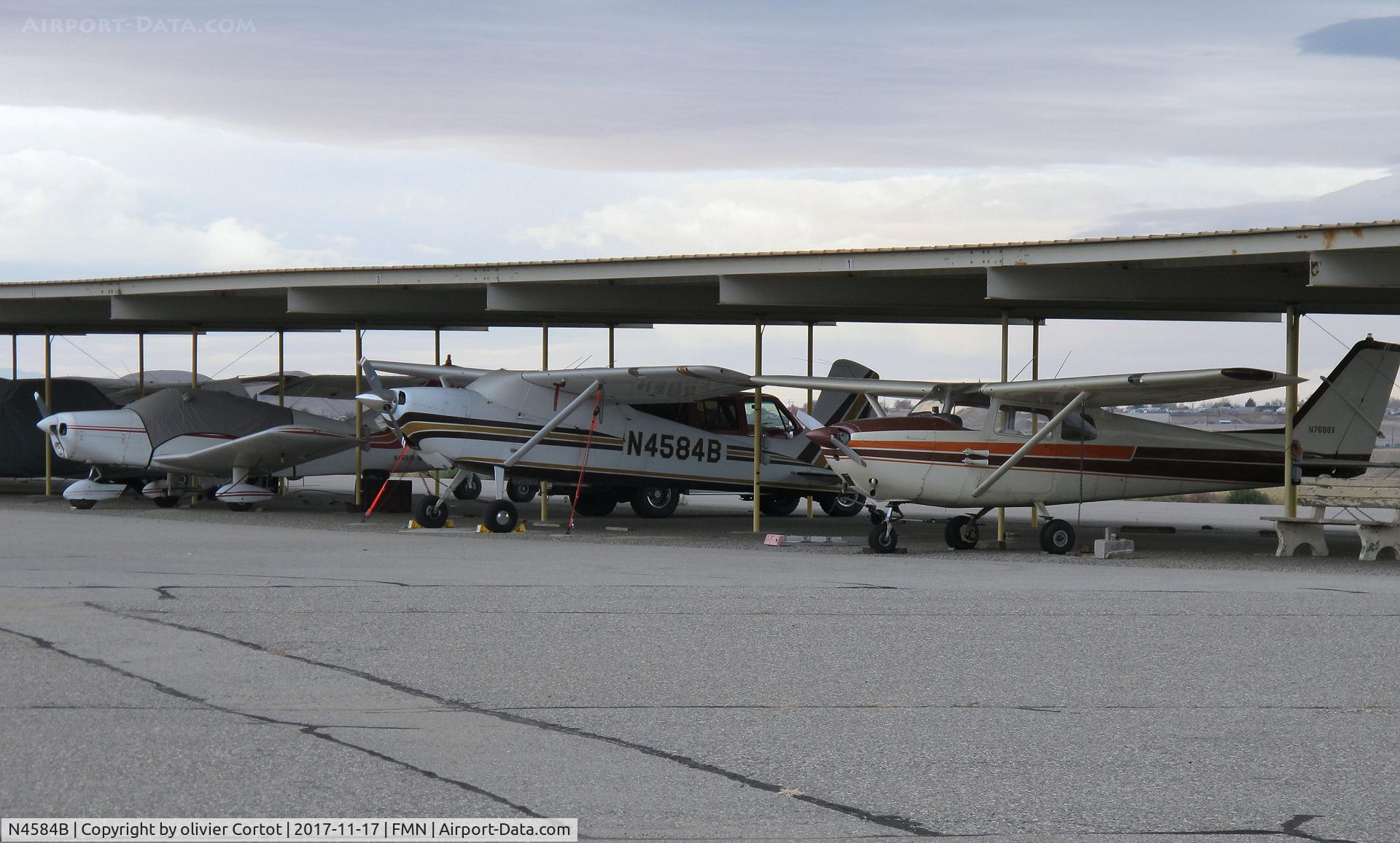 N4584B, 1955 Cessna 180 C/N 31483, under cover in New mexico