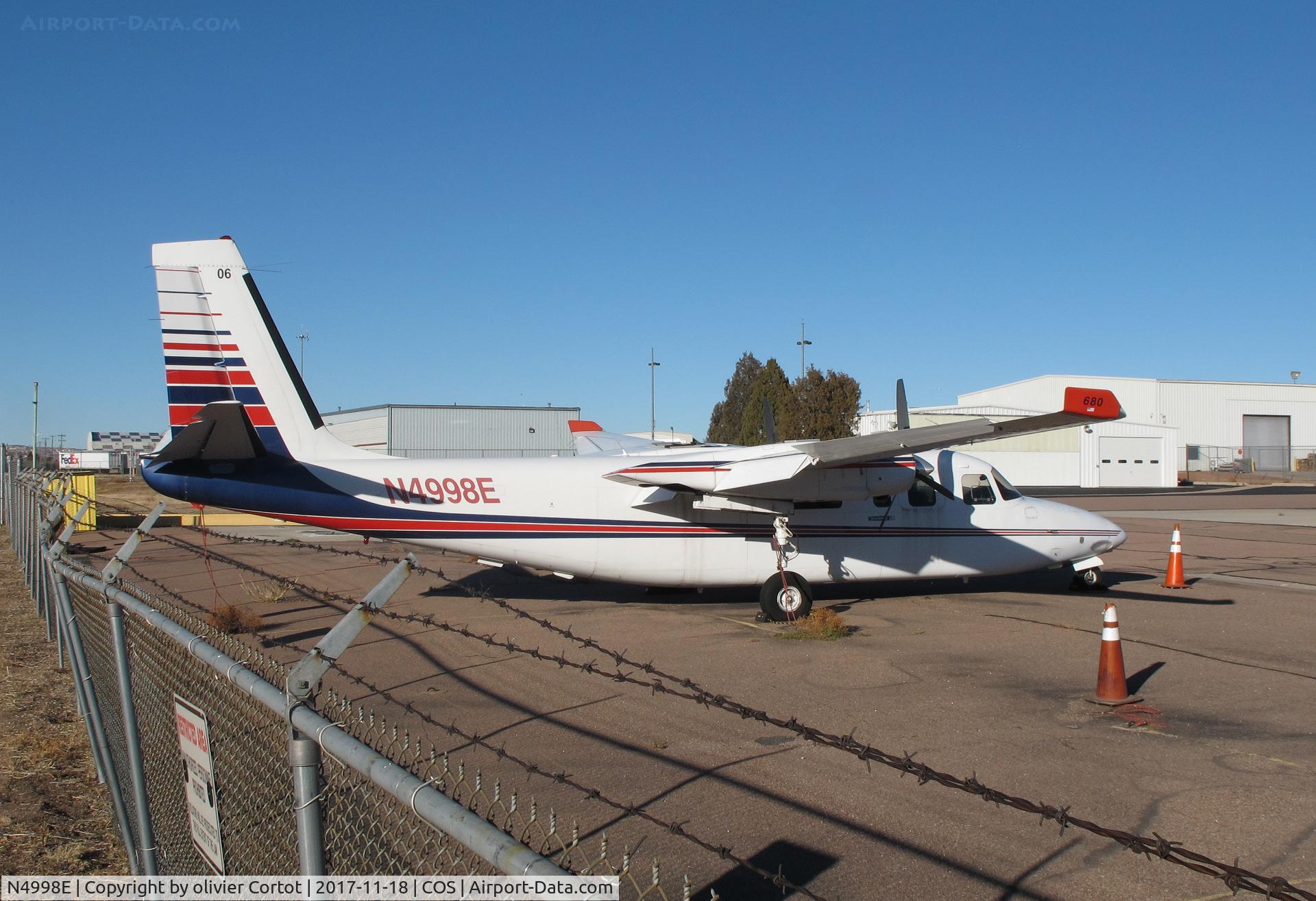 N4998E, 1968 Aero Commander 680FL Commander C/N 1739-141, seen at colorado springs