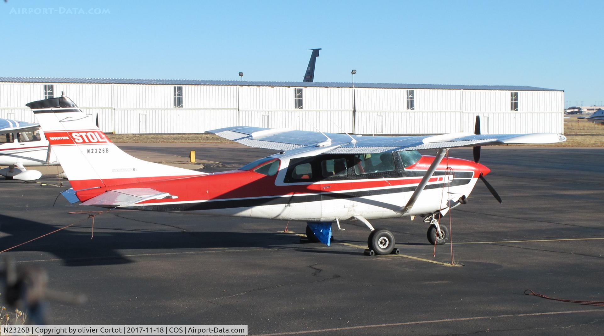 N2326B, 1978 Cessna TU206G Turbo Stationair C/N U20604470, Colorado springs
